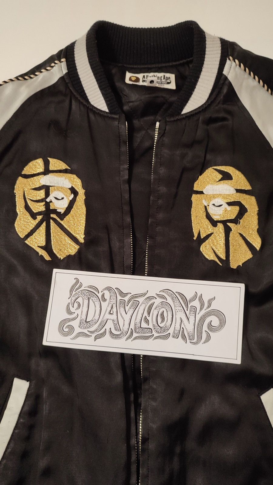 Bape Bape Japan Tokyo Face Souvenir Jacket Black | Grailed