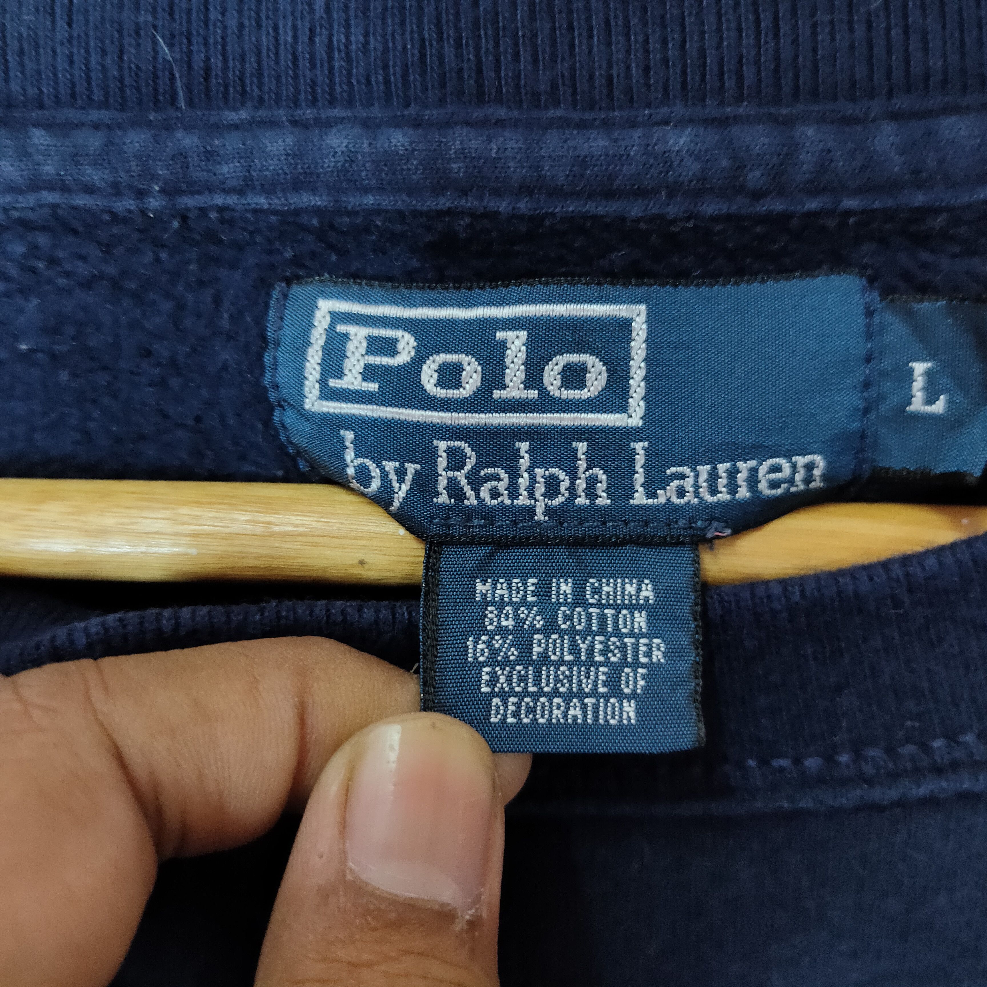 Polo Ralph Lauren POLO RALPH LAUREN Embroidery Logo Crewneck Sweatshirt Size US L / EU 52-54 / 3 - 3 Thumbnail