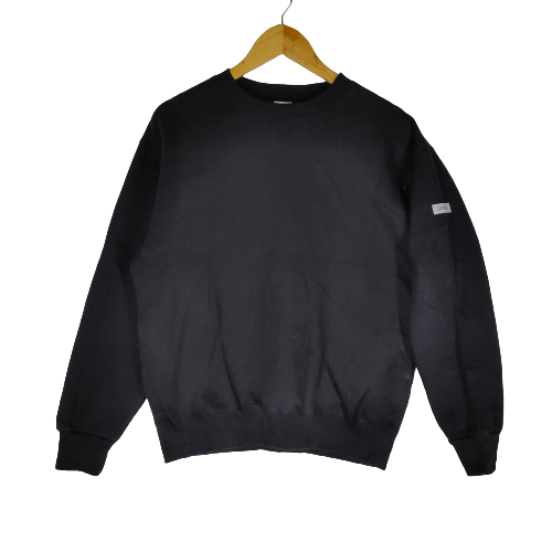 image of Edwin Plain Style Patches On Sleeve Medium Size Sweatshirt, Men's