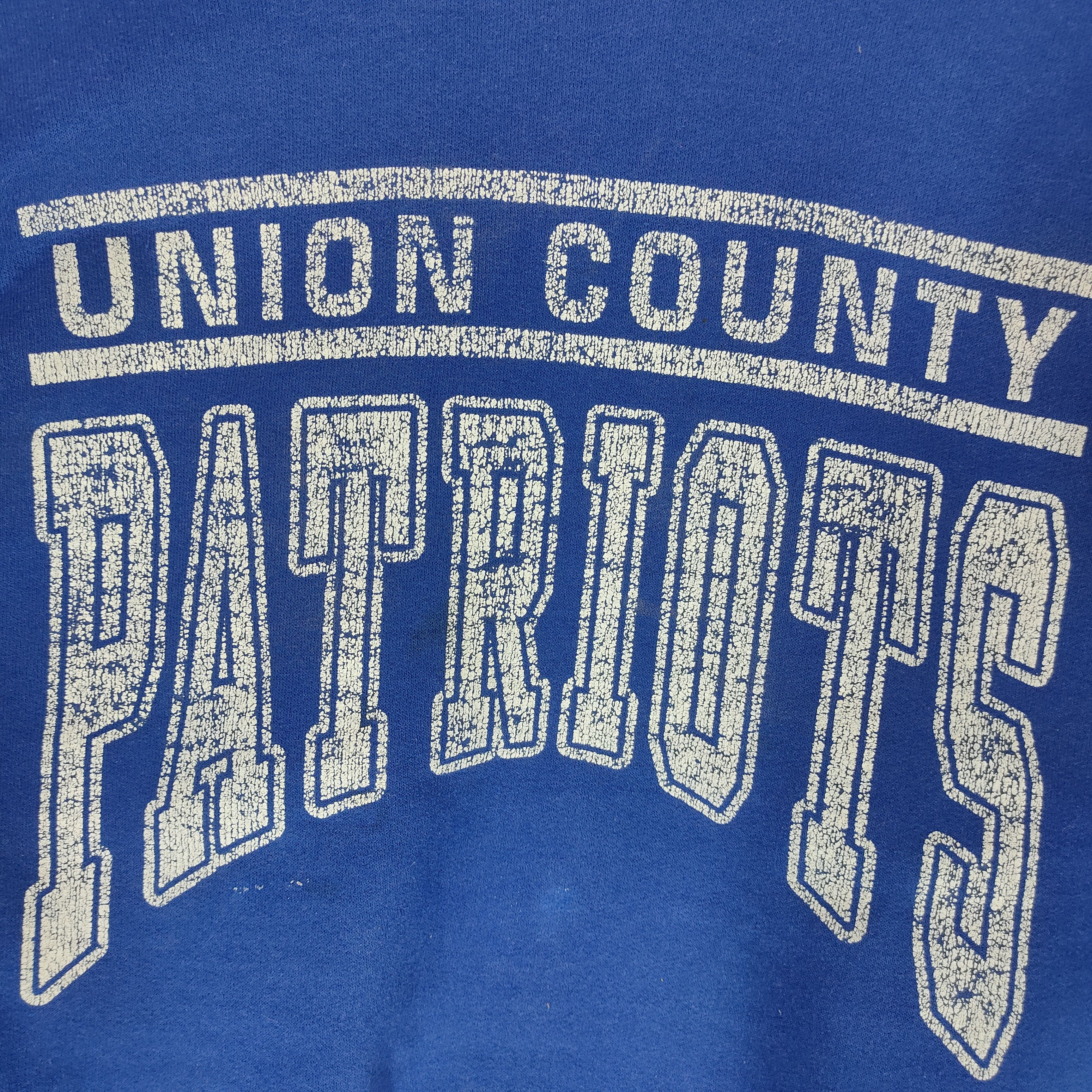 Vintage Vintage UNION COUNTY PATRIOT Spellout Sweatshirt Size US M / EU 48-50 / 2 - 3 Thumbnail
