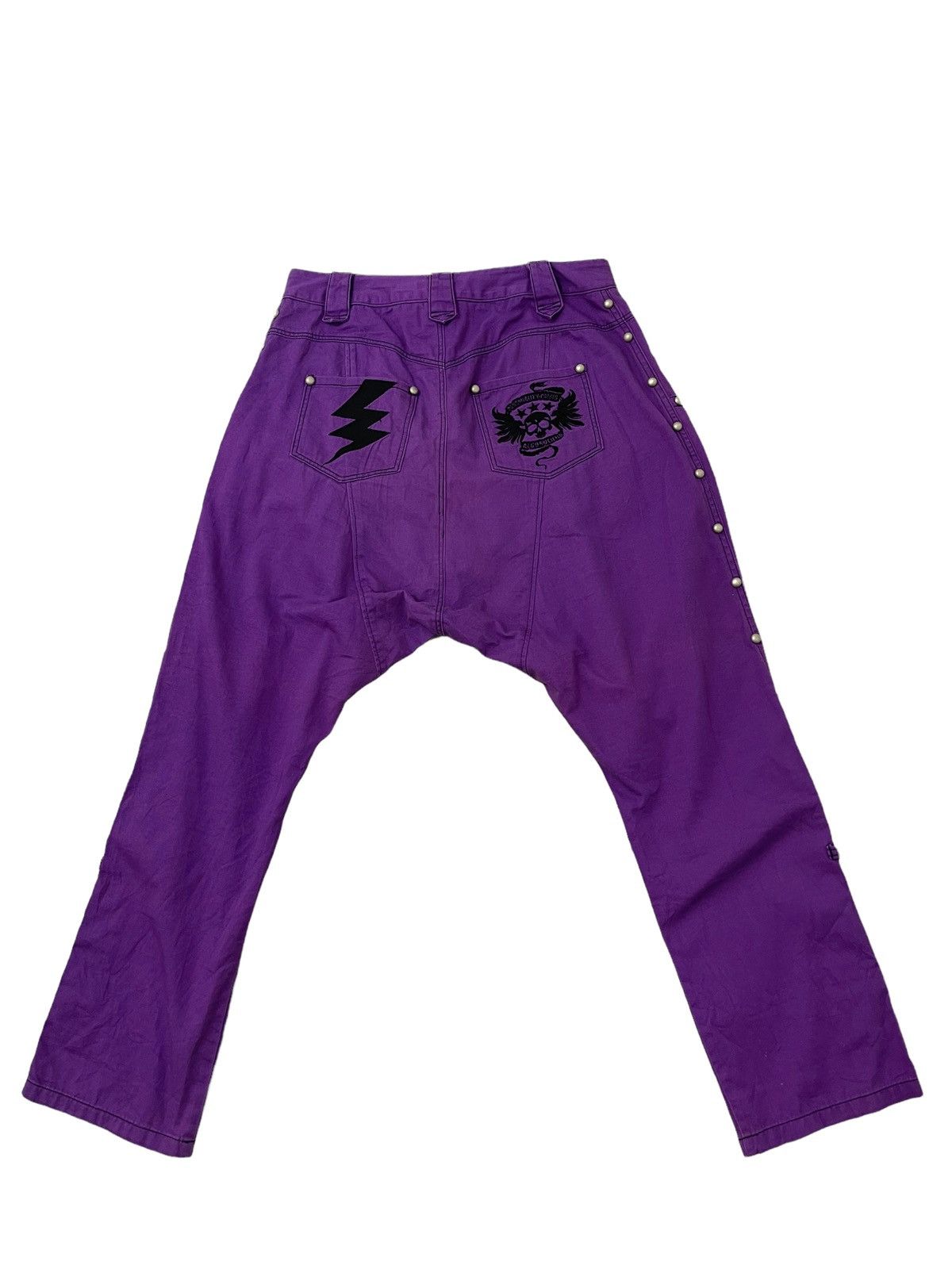 Japanese Brand Japan Brand Algonquins Drop Croth Studs Punk Embroydery 16🟦 Size US 31 - 8 Thumbnail