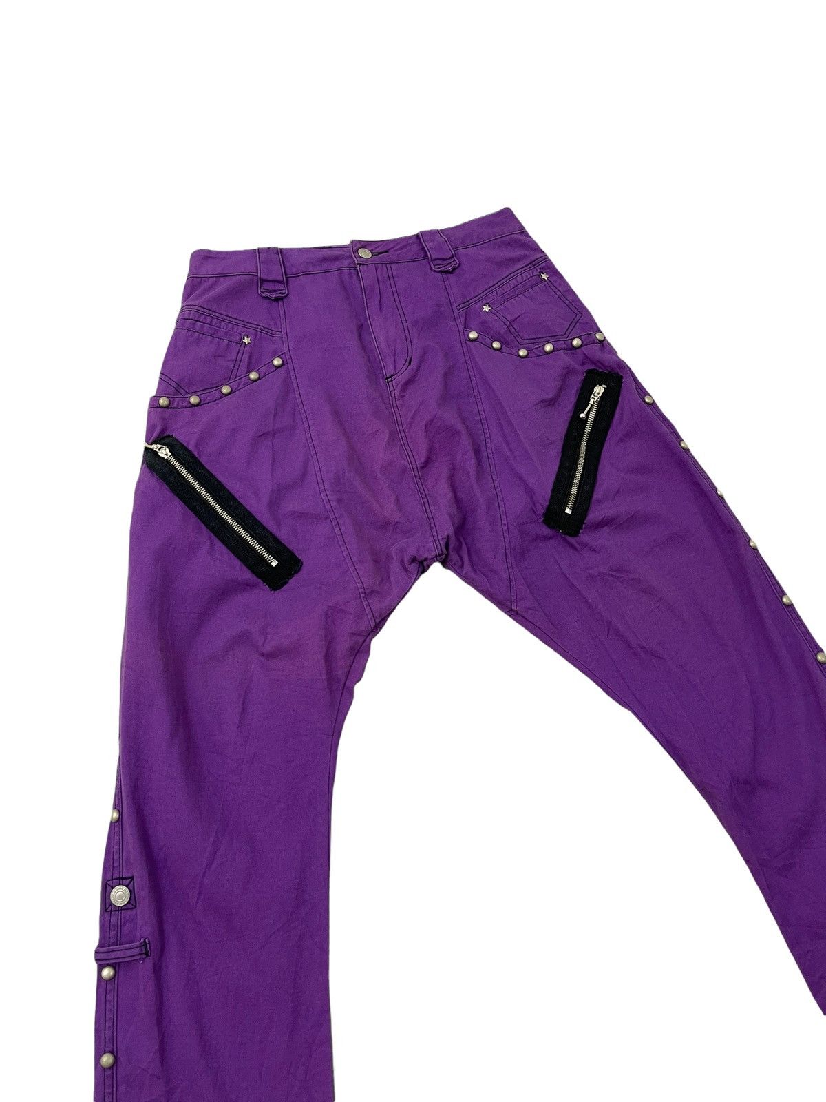Japanese Brand Japan Brand Algonquins Drop Croth Studs Punk Embroydery 16🟦 Size US 31 - 1 Thumbnail