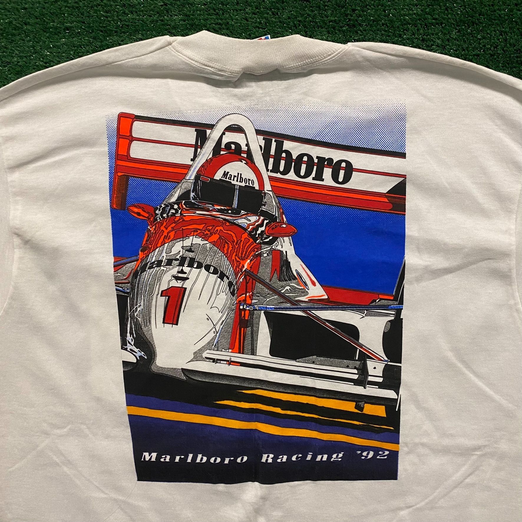 Marlboro Marlboro Racing 1992 Vintage 90s T-Shirt Size US XL / EU 56 / 4 - 5 Thumbnail