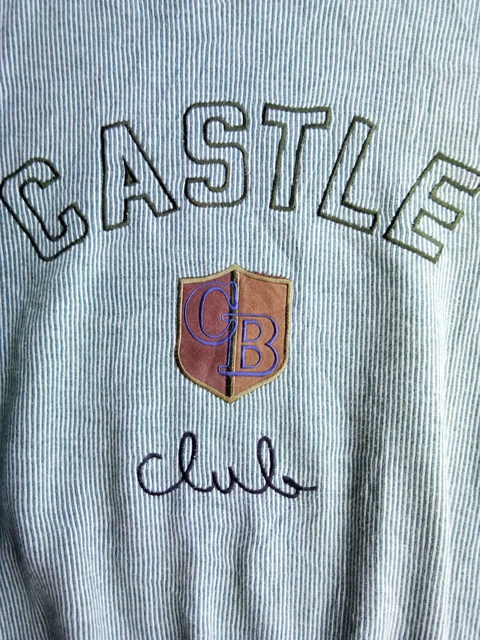 Other Vintage Castle Backers Equestrian Club Striped Sweatshirt Size US M / EU 48-50 / 2 - 4 Thumbnail