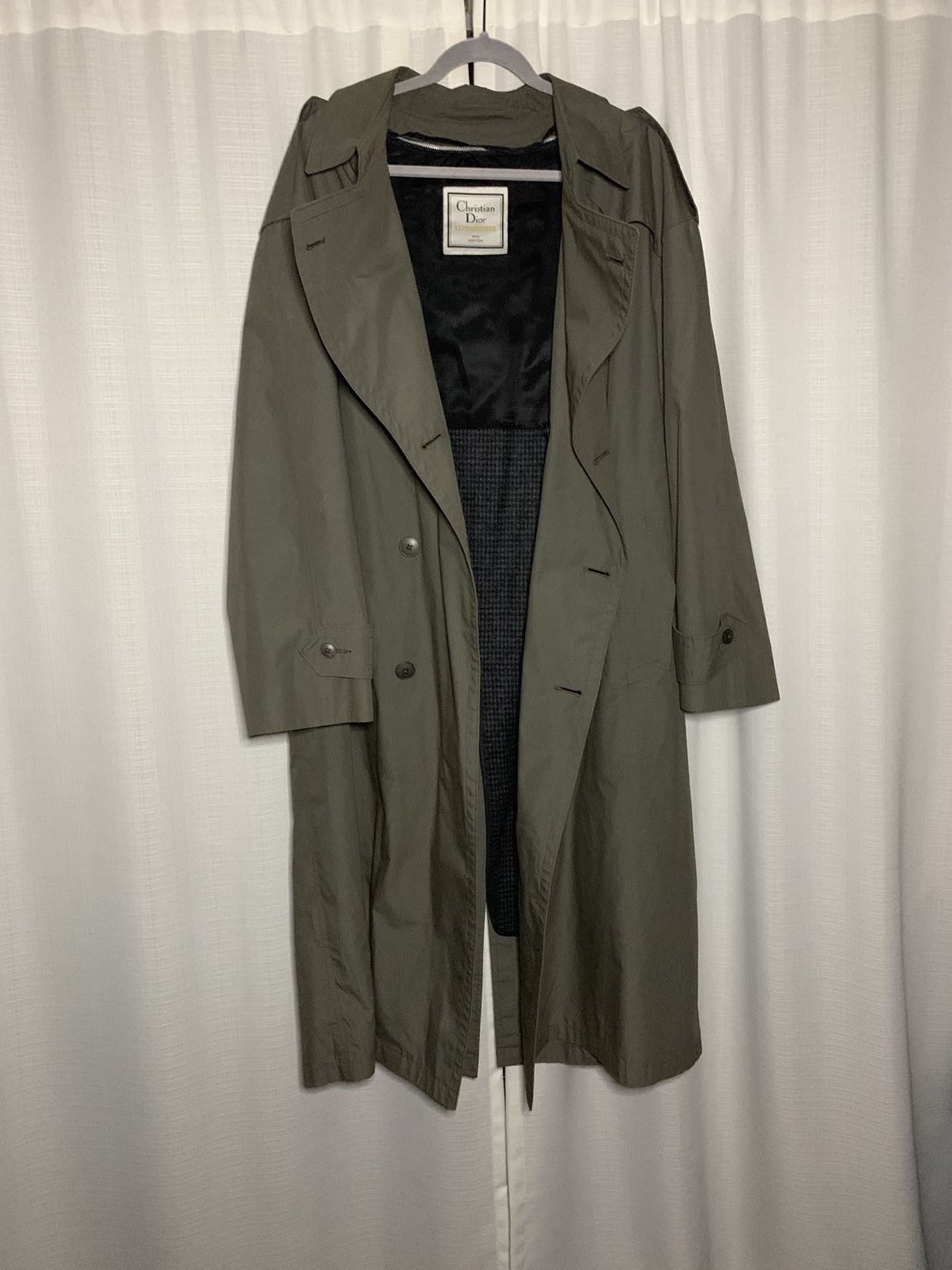 Christian Dior Monsieur DIOR LE CONNAISSEUR GREY TRENCH COAT Size US L / EU 52-54 / 3 - 4 Thumbnail