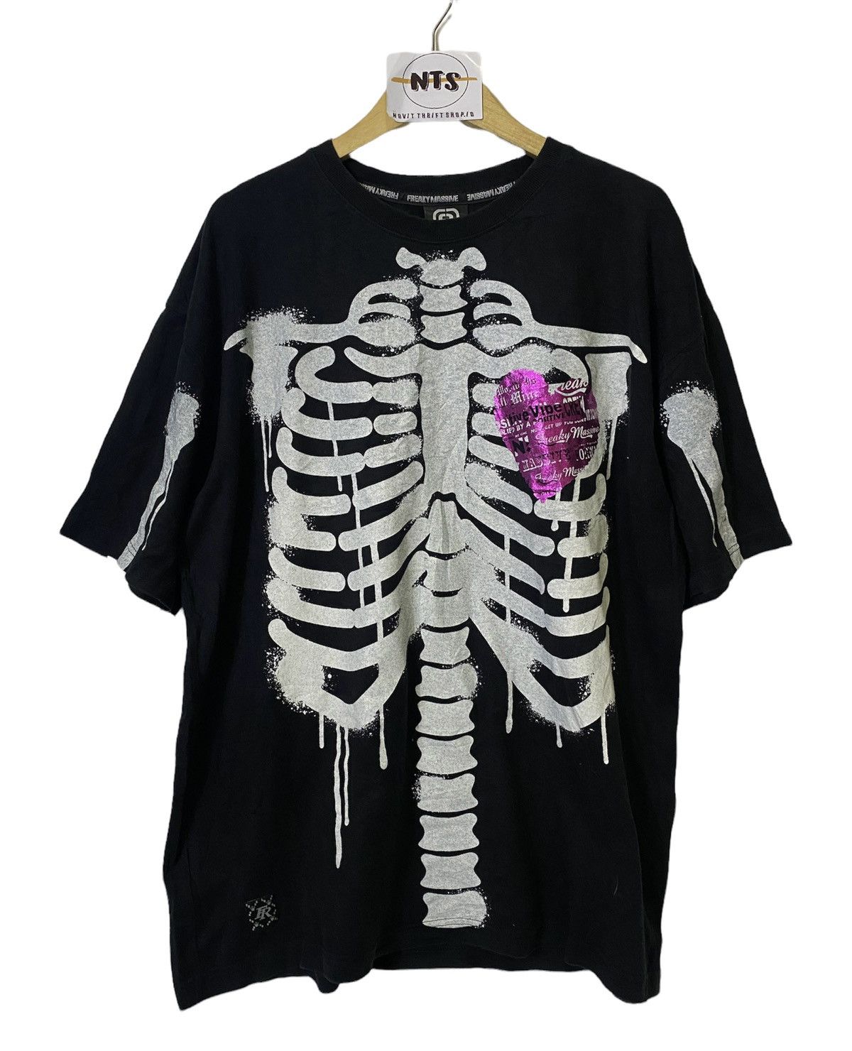 希少 黒入荷！ Massive Freaky Tees Rap × Brand Japanese Tshirt Grailed | ウェア