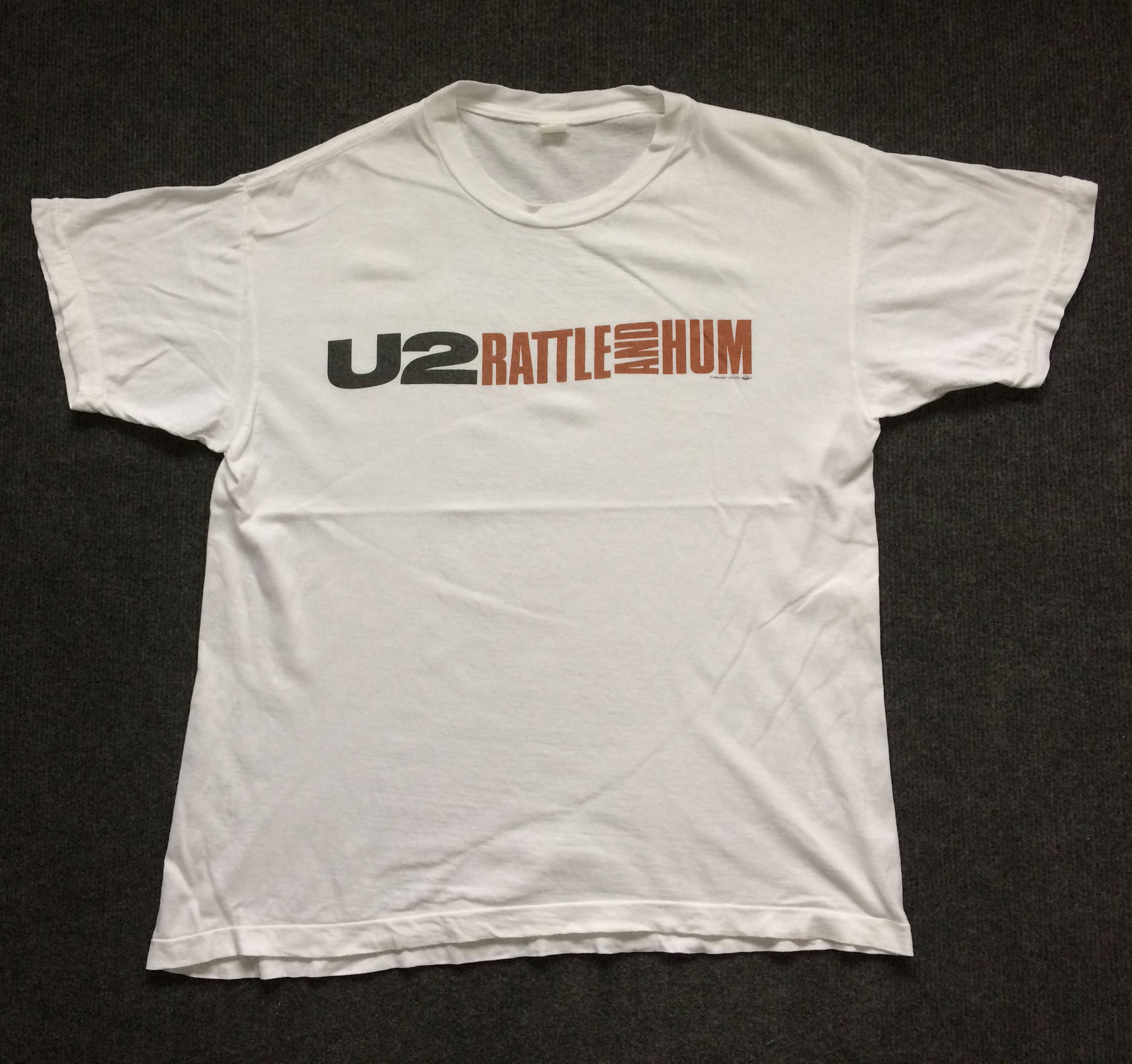 U2 Rattle and Hum 1988 Vintage Tshirt - Etsy
