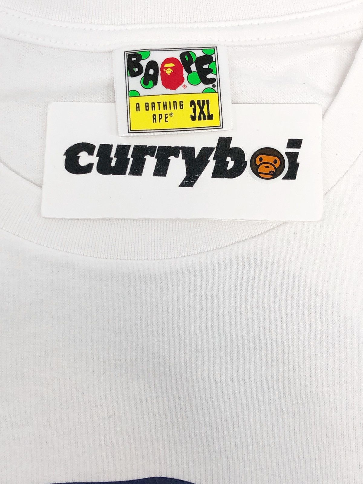 Bape Color Camo Big Ape Head Tee Size US XXL / EU 58 / 5 - 6 Thumbnail