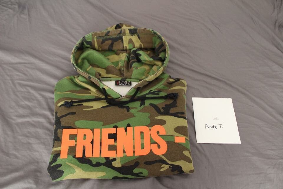 Vlone Vlone Friends Camo Hoodie Grailed