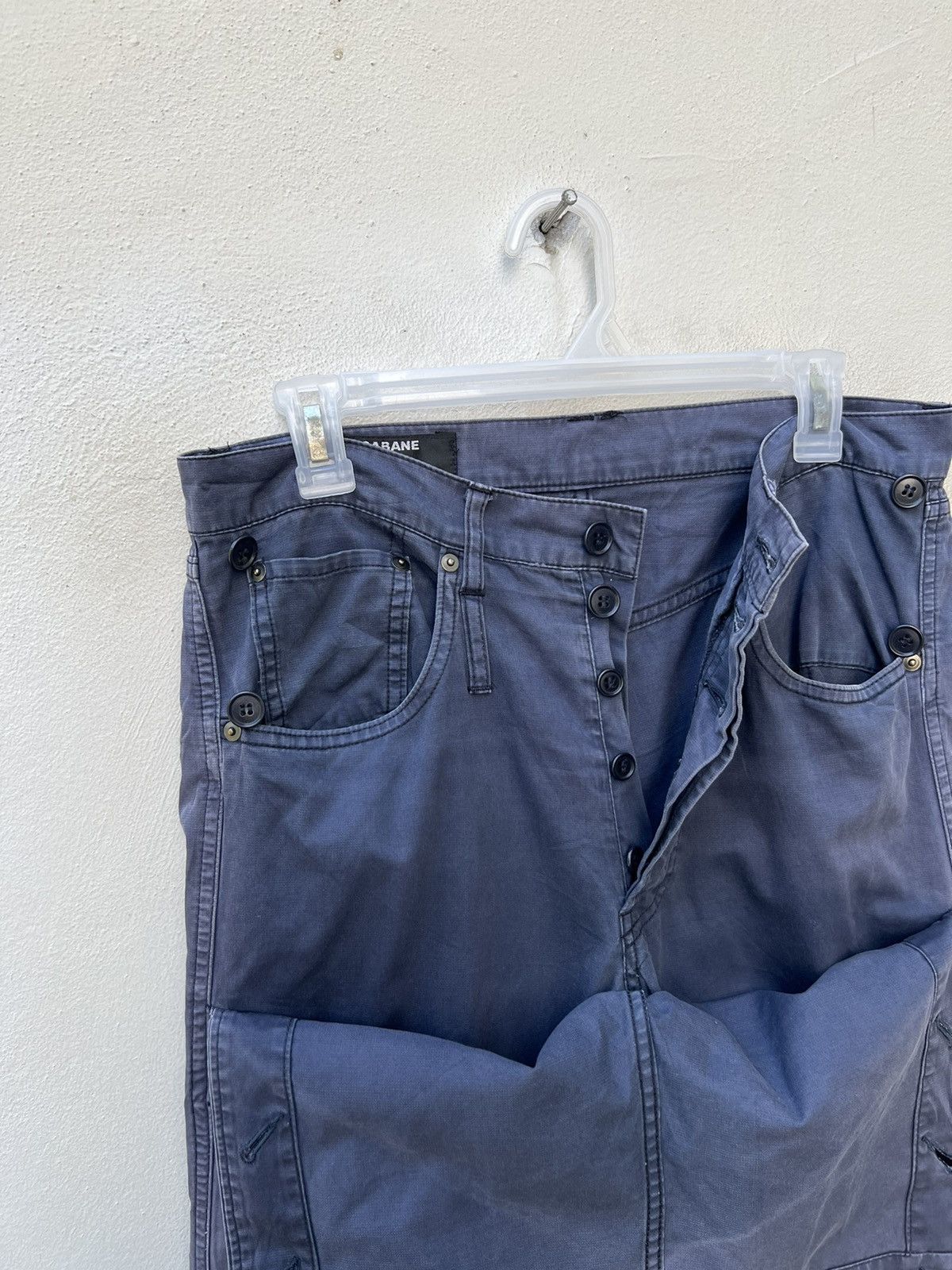 CABANE de ZUCCa VTG Cabane De Zucca Sun Faded Navy Blue Crackerjack Trouser Size US 30 / EU 46 - 9 Thumbnail