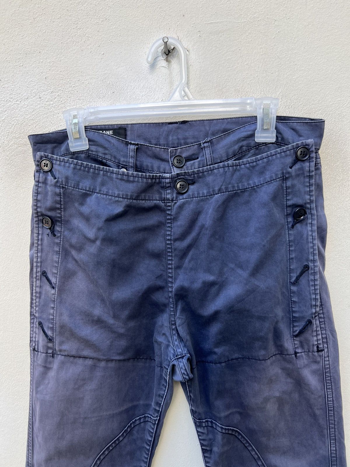 CABANE de ZUCCa VTG Cabane De Zucca Sun Faded Navy Blue Crackerjack Trouser Size US 30 / EU 46 - 7 Thumbnail