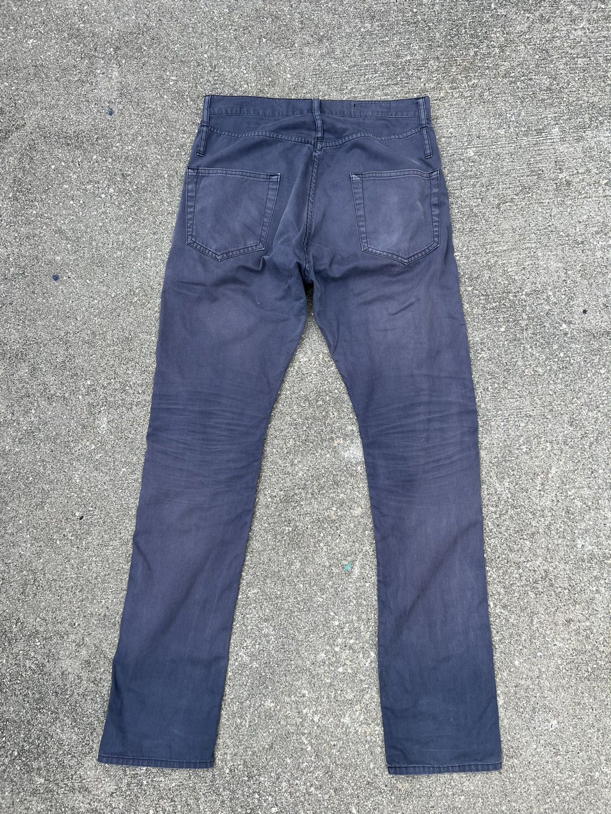 CABANE de ZUCCa VTG Cabane De Zucca Sun Faded Navy Blue Crackerjack Trouser Size US 30 / EU 46 - 5 Thumbnail