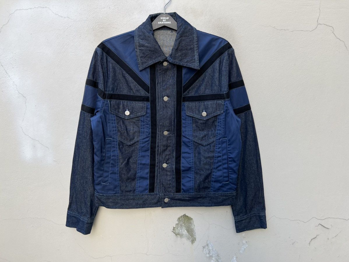 Yoshiyuki Konishi Vintage Yoshiyuki Konishi FICCE Hybrid Denim Trucker Jacket Size US L / EU 52-54 / 3 - 6 Thumbnail
