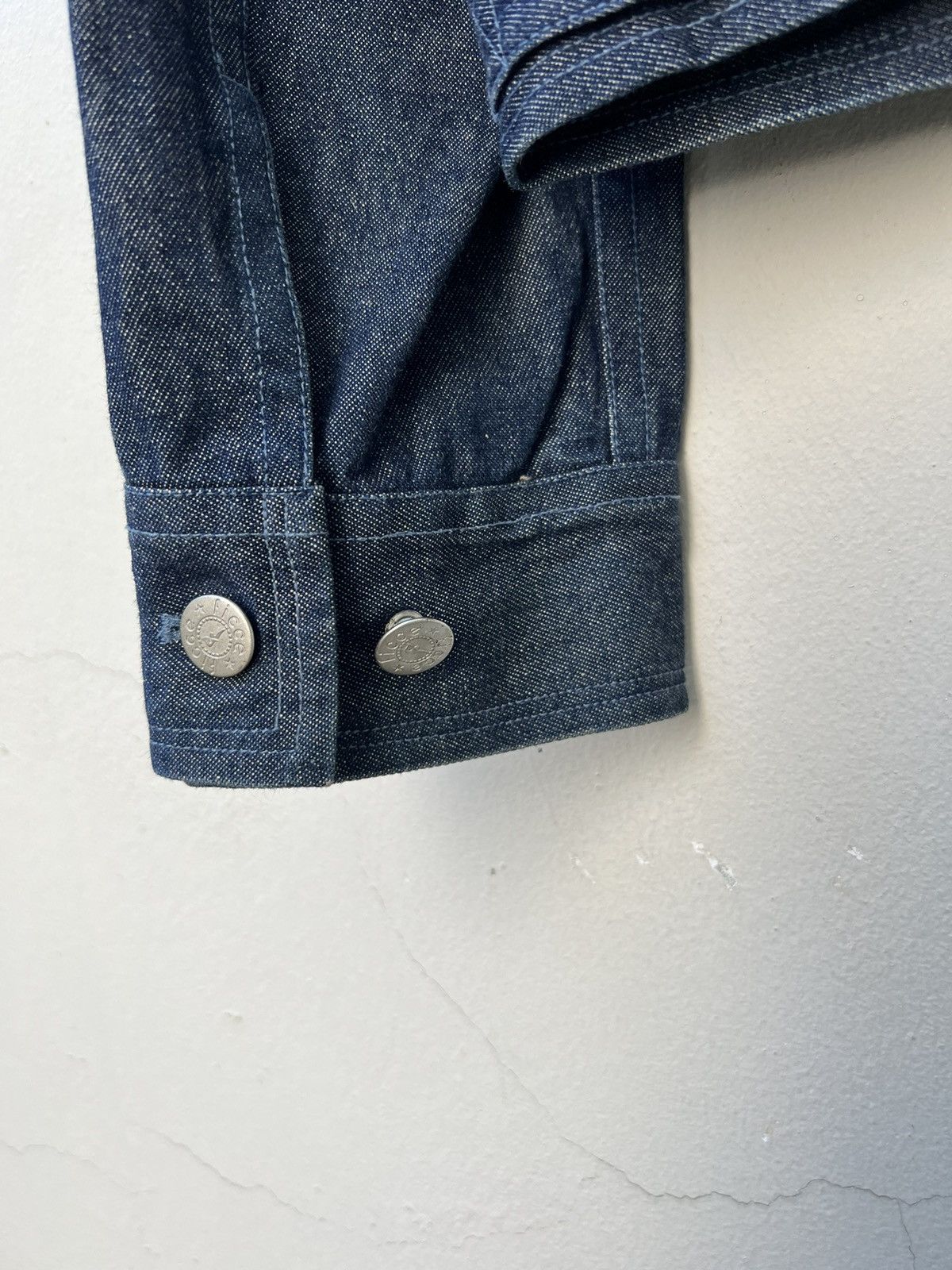 Yoshiyuki Konishi Vintage Yoshiyuki Konishi FICCE Hybrid Denim Trucker Jacket Size US L / EU 52-54 / 3 - 14 Thumbnail