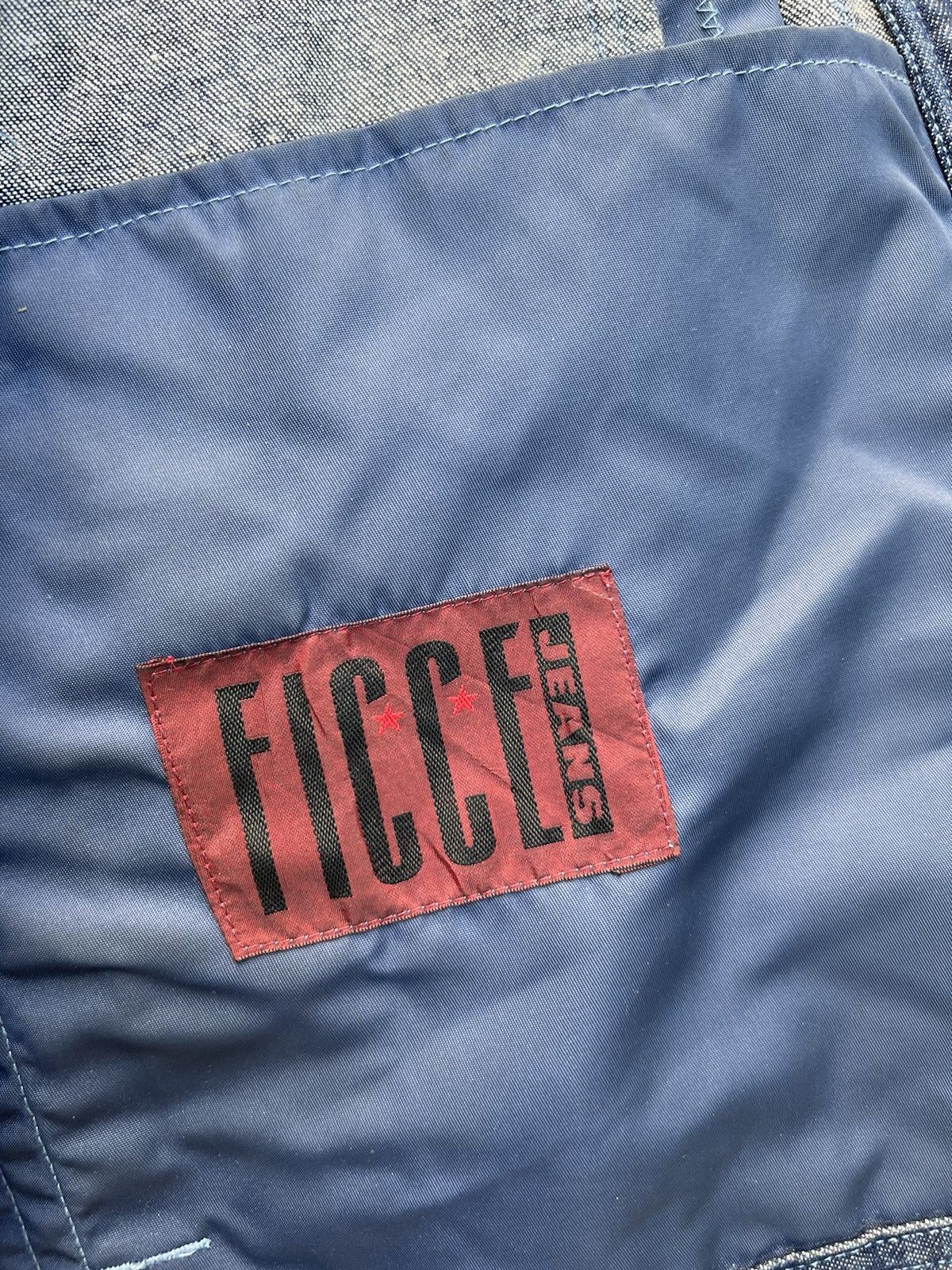 Yoshiyuki Konishi Vintage Yoshiyuki Konishi FICCE Hybrid Denim Trucker Jacket Size US L / EU 52-54 / 3 - 17 Thumbnail