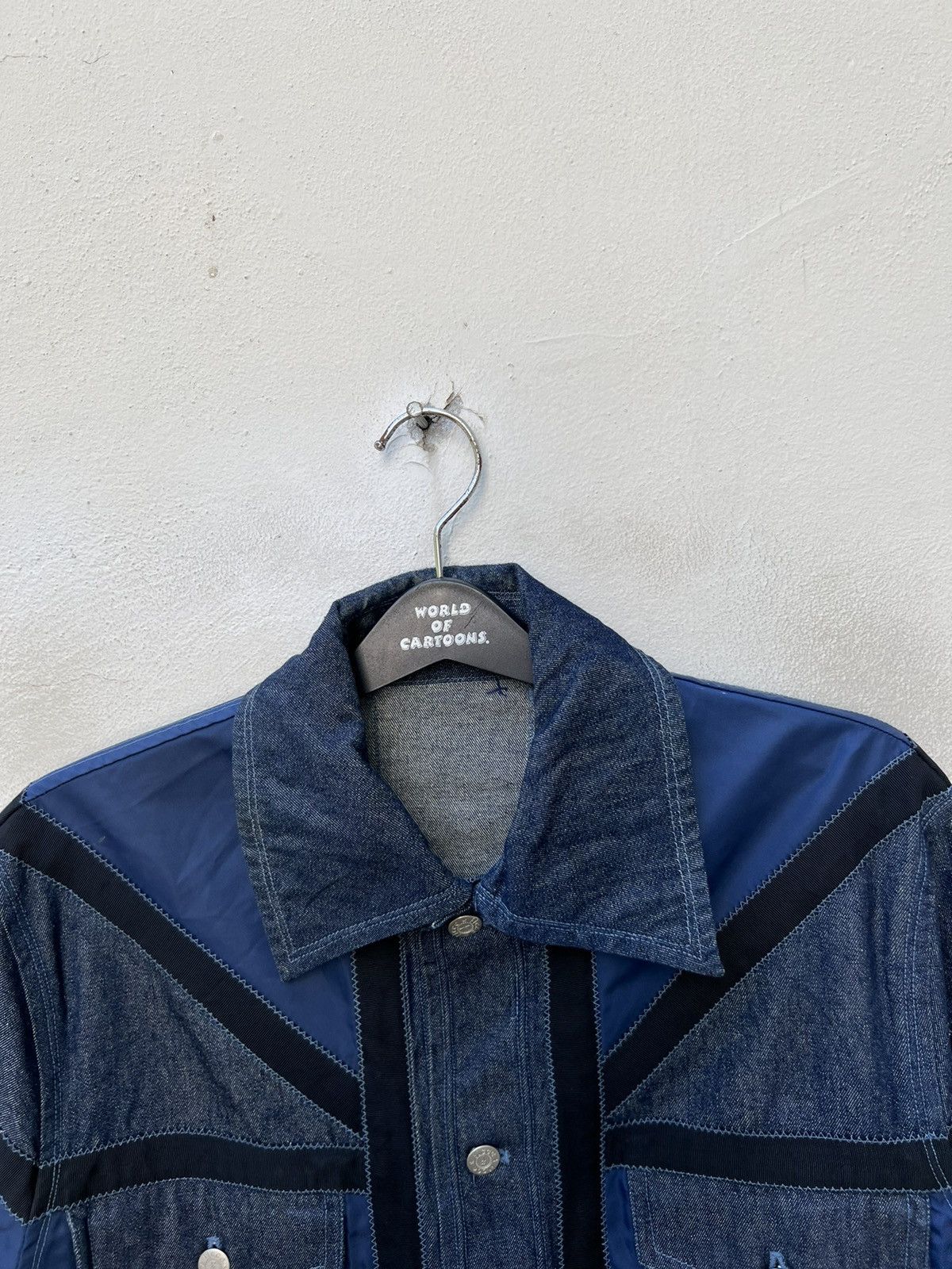 Yoshiyuki Konishi Vintage Yoshiyuki Konishi FICCE Hybrid Denim Trucker Jacket Size US L / EU 52-54 / 3 - 7 Thumbnail