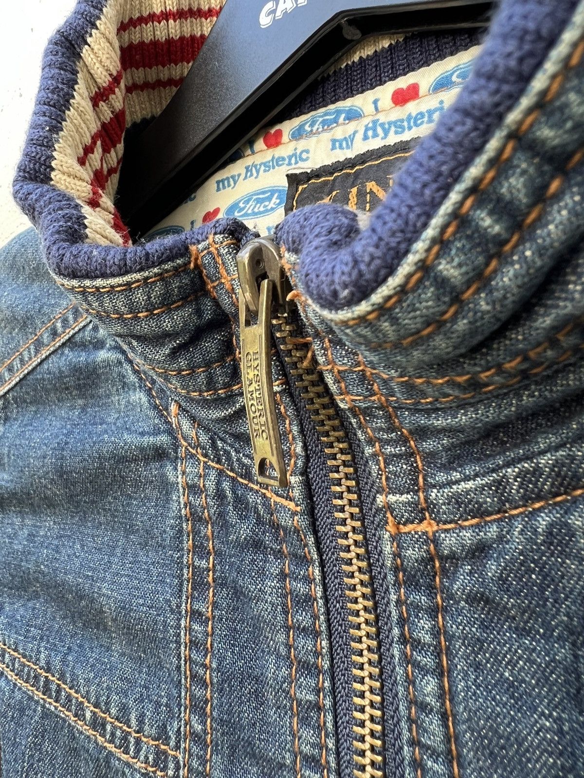 Hysteric Glamour Vintage Hysteric Glamour GROUPIE Hybrid Denim Jacket Size US XS / EU 42 / 0 - 8 Thumbnail