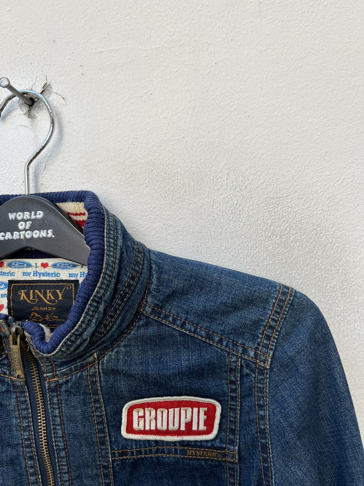 Hysteric Glamour Vintage Hysteric Glamour GROUPIE Hybrid Denim Jacket Size US XS / EU 42 / 0 - 7 Thumbnail