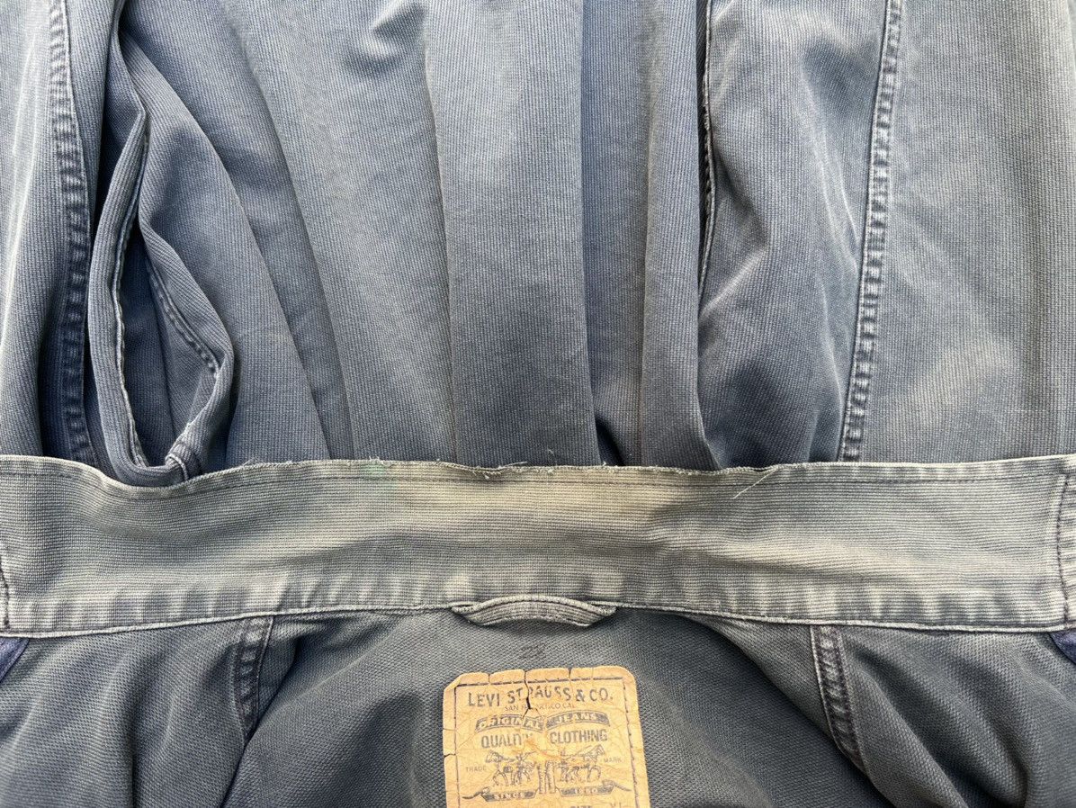 Levi's Vintage 1997 Levi’s Distress Sun Faded Cord Jacket Trashed Size US XL / EU 56 / 4 - 17 Thumbnail