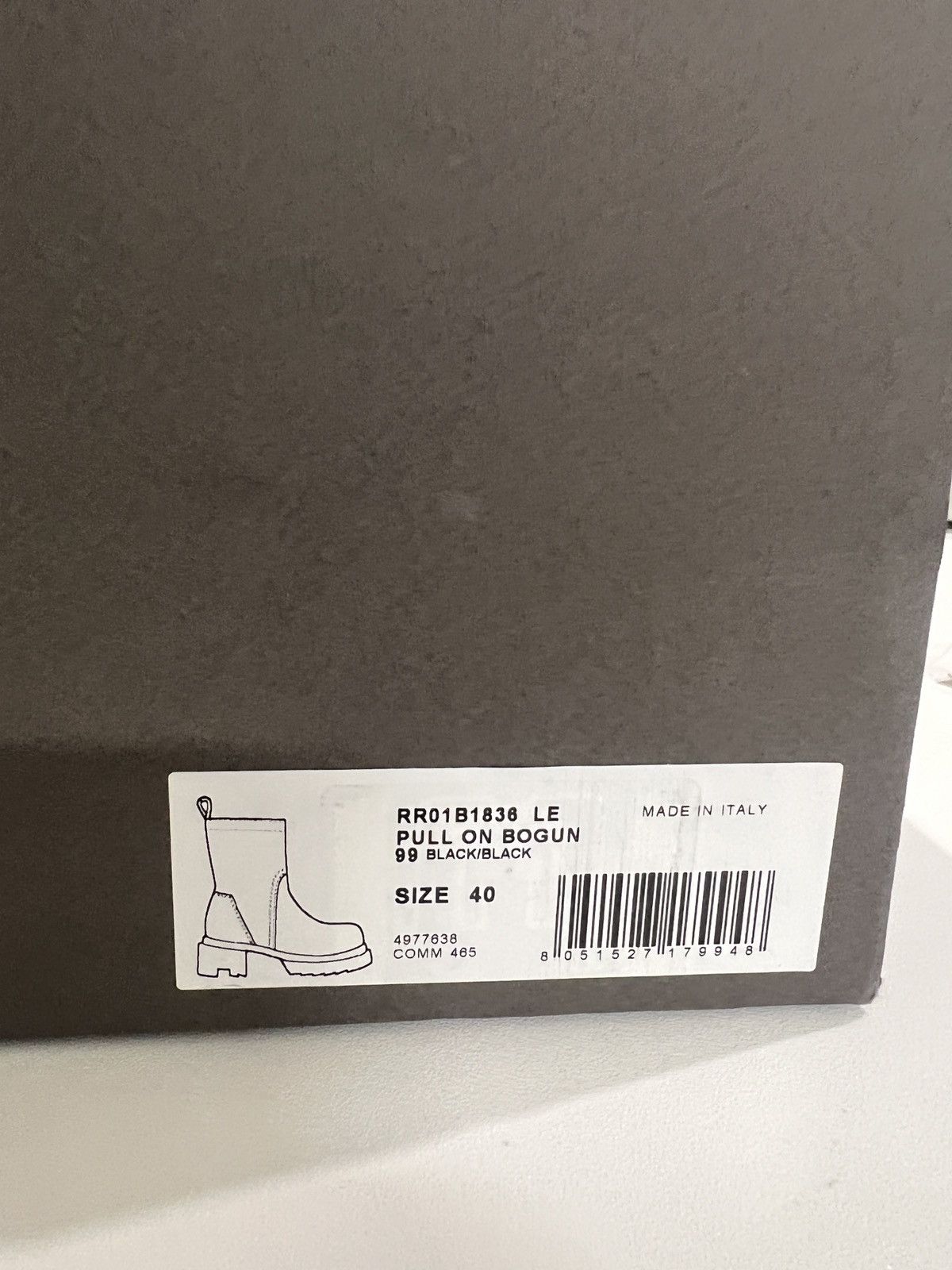 Rick Owens Pull on Bogun boots Size US 7 / EU 40 - 6 Thumbnail