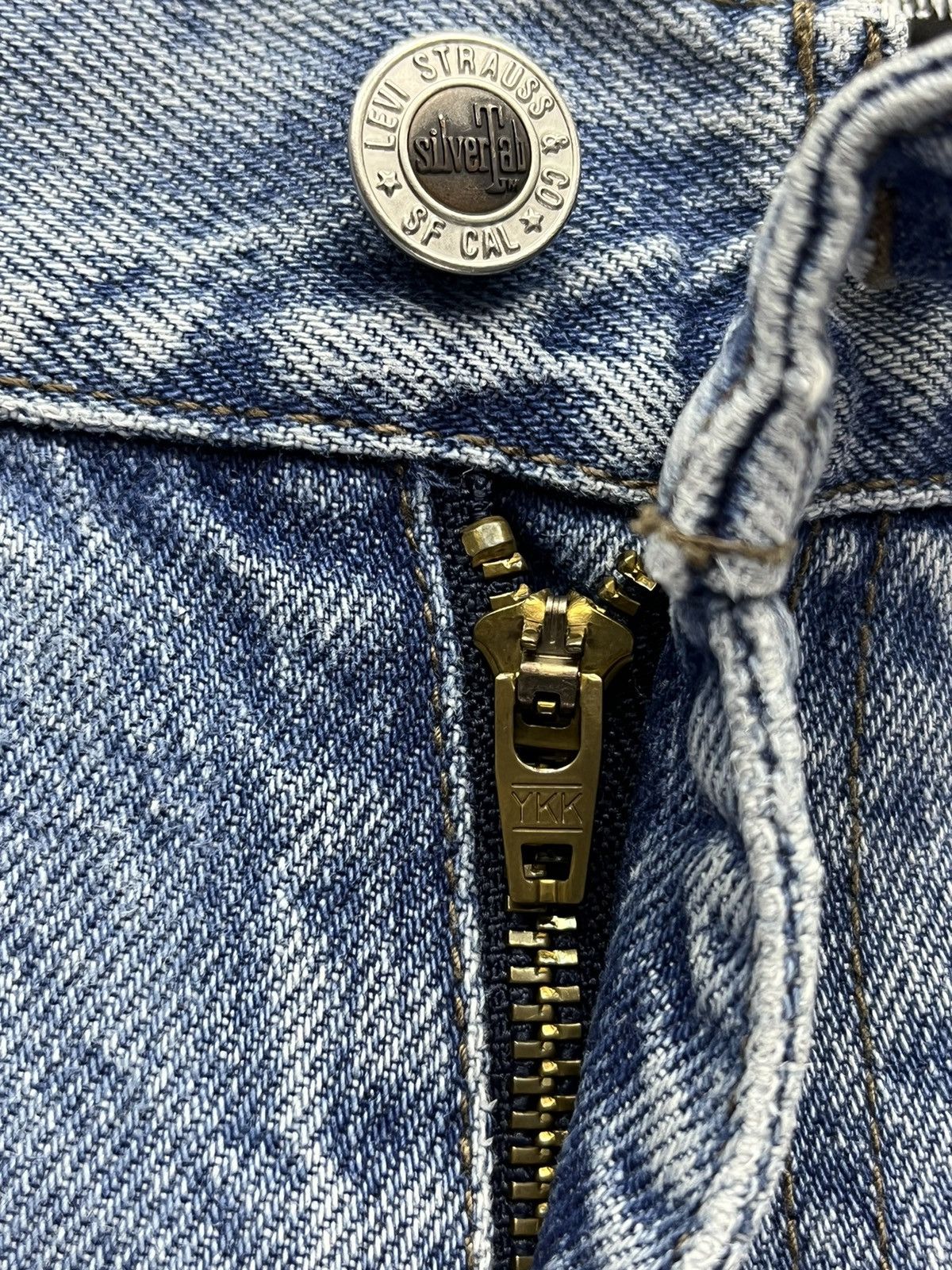 Levi's Vintage Clothing 🔥RARE🔥Vintage LEVI’S SILVER TAB BAGGY PLEATED Jeans Size US 37 - 9 Thumbnail