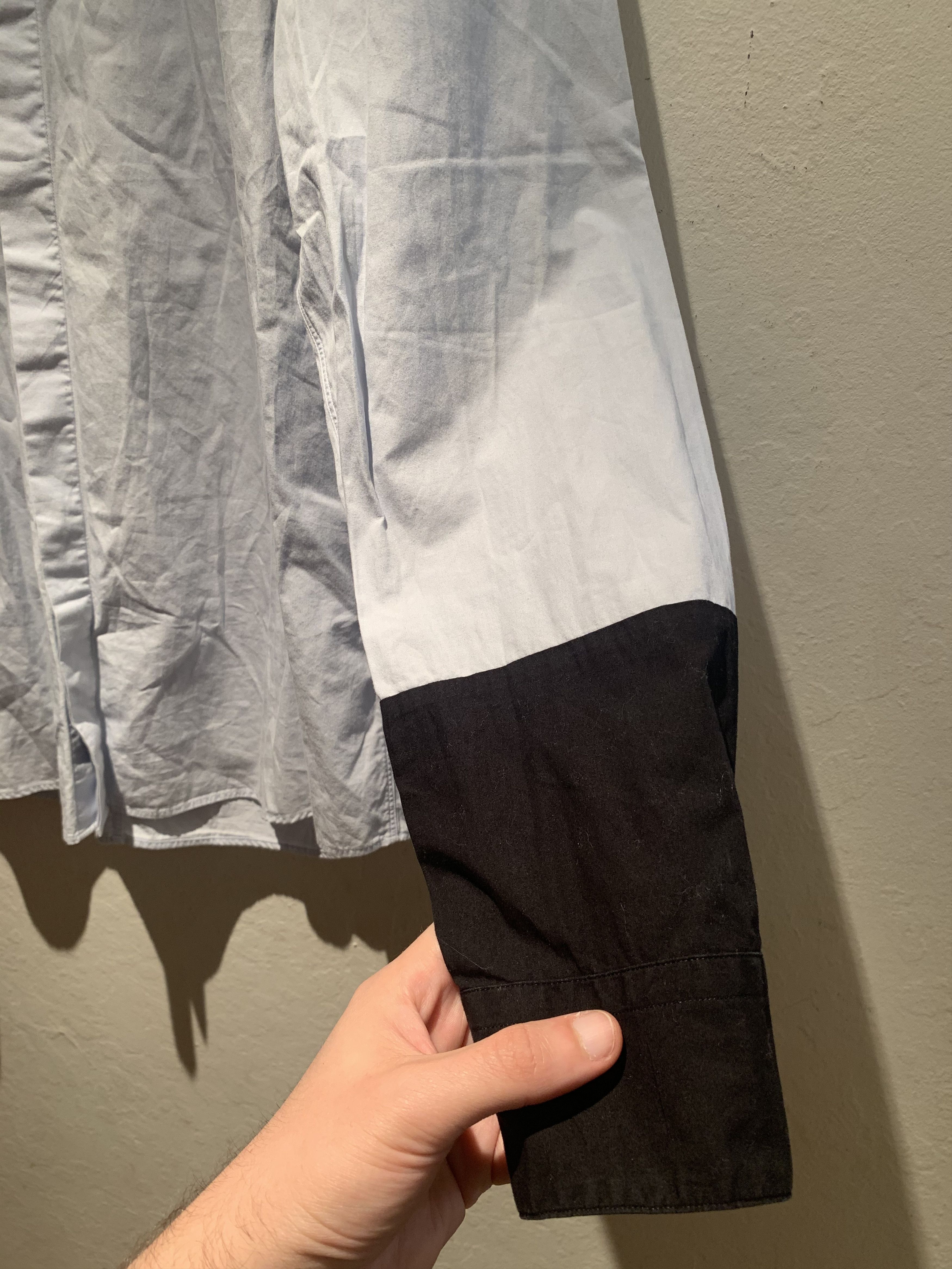 Designer × Dries Van Noten *RARE* Dries Van Noten Paneled Button Shirt - Size 50 Size US M / EU 48-50 / 2 - 4 Thumbnail