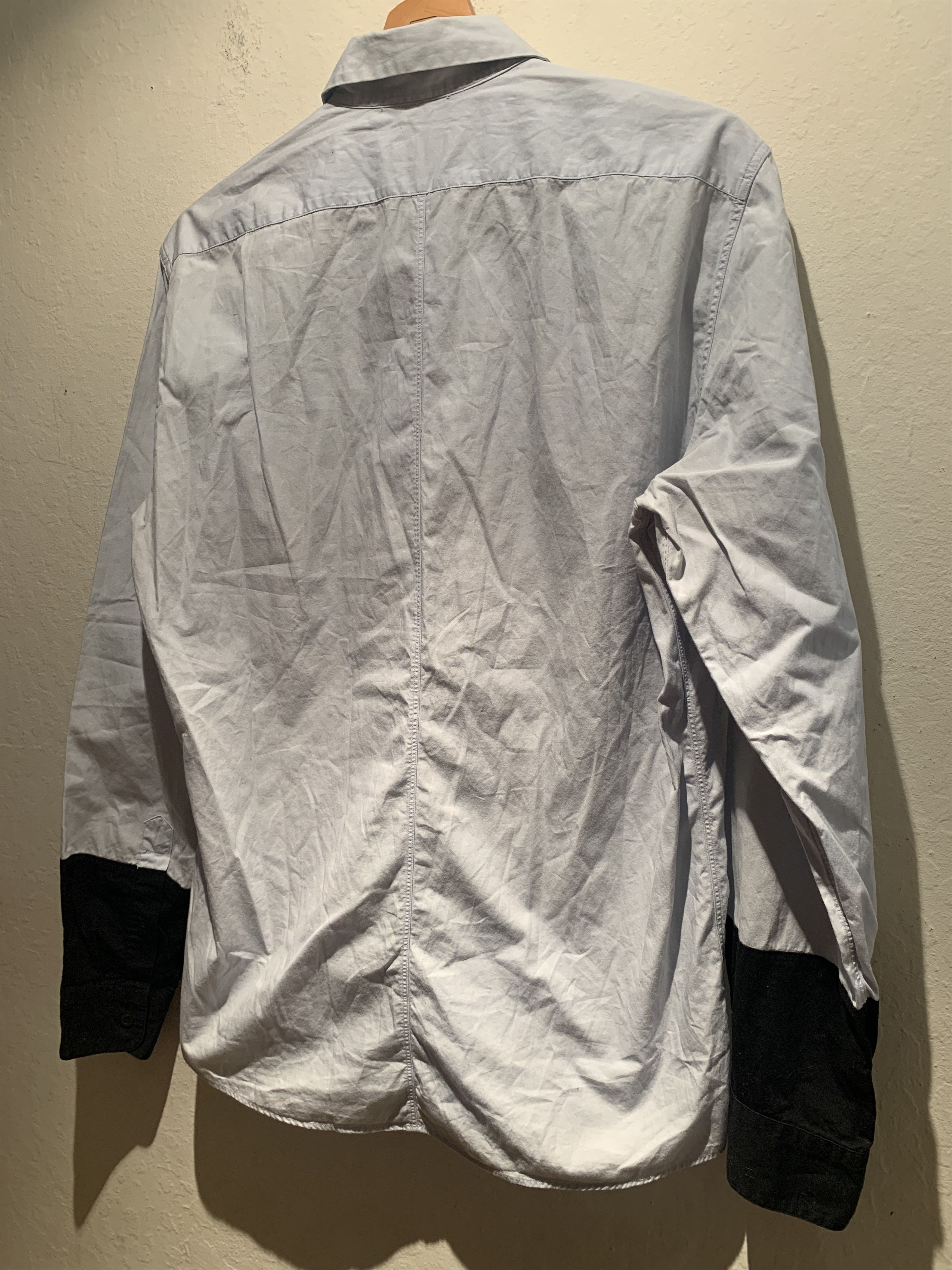 Designer × Dries Van Noten *RARE* Dries Van Noten Paneled Button Shirt - Size 50 Size US M / EU 48-50 / 2 - 7 Thumbnail