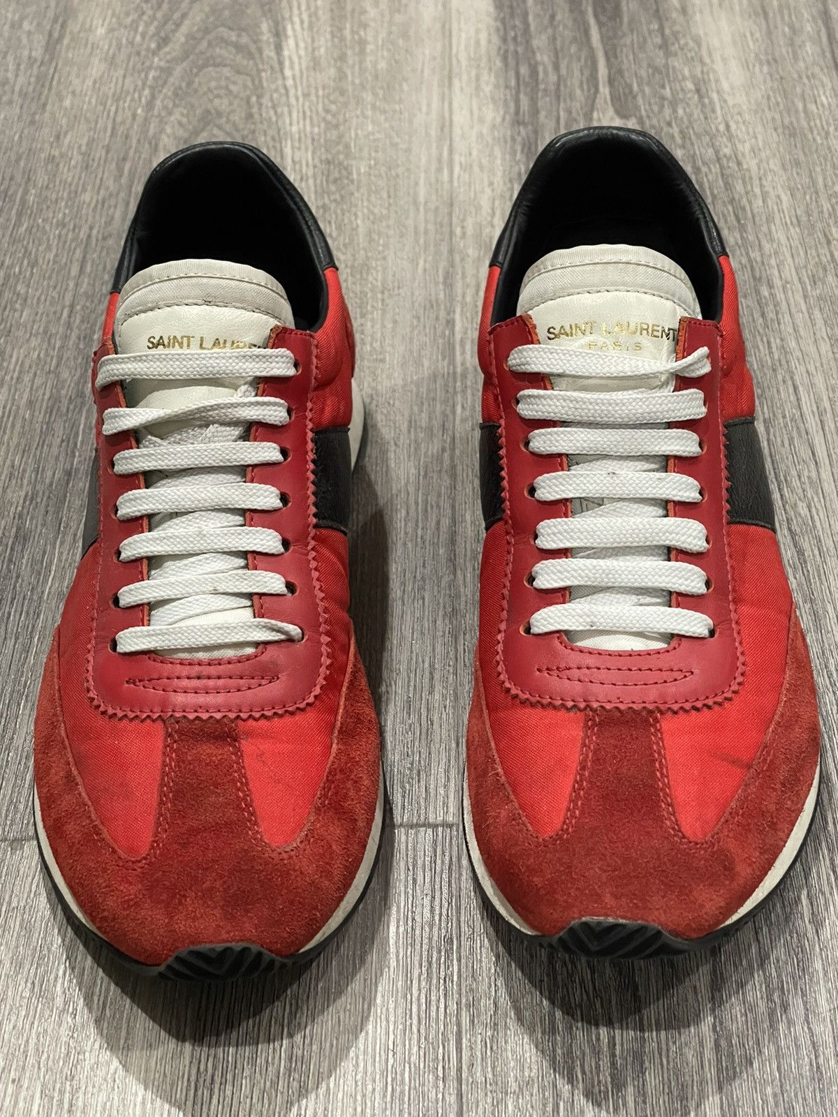 Saint Laurent Paris Saint Laurent SL20 Track Runner Suede/Nylon Sneakers Sz 41 Size US 8 / EU 41 - 1 Thumbnail