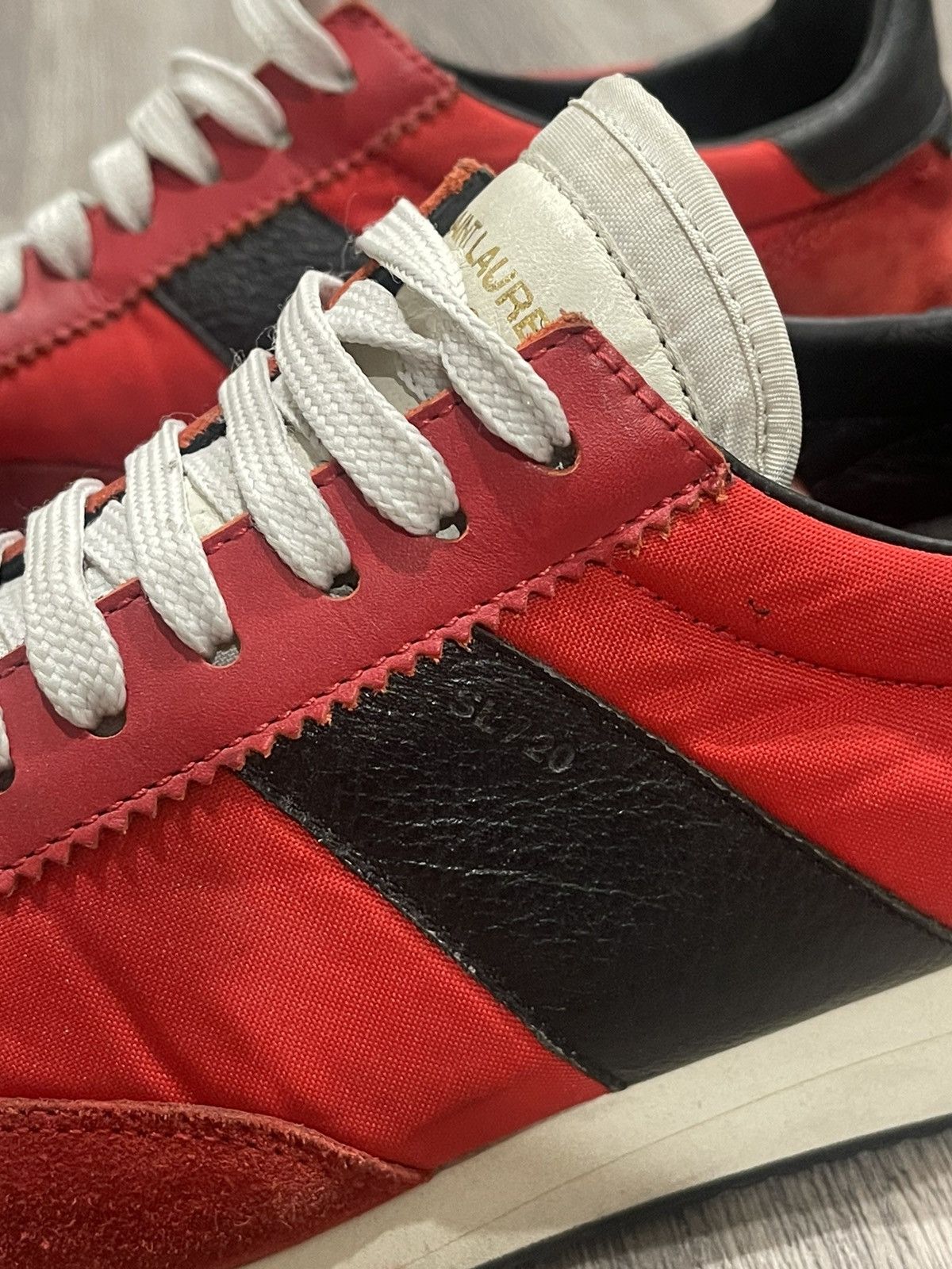 Saint Laurent Paris Saint Laurent SL20 Track Runner Suede/Nylon Sneakers Sz 41 Size US 8 / EU 41 - 5 Thumbnail