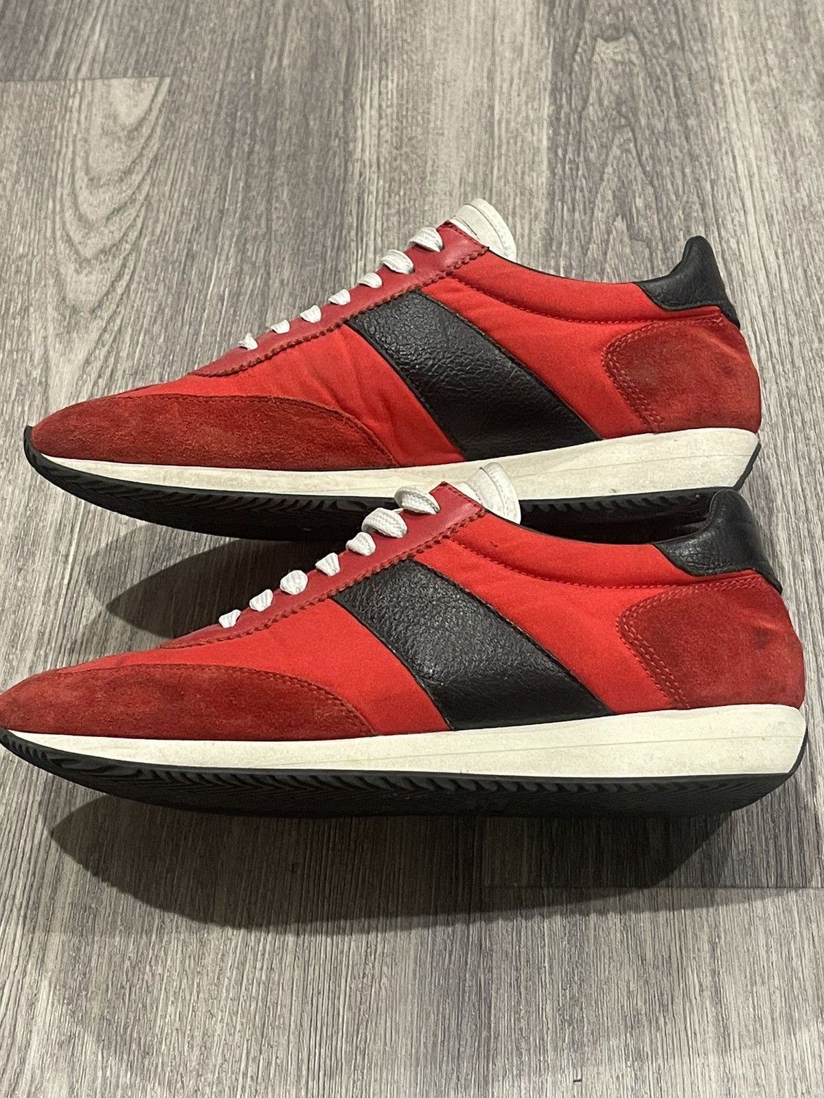 Saint Laurent Paris Saint Laurent SL20 Track Runner Suede/Nylon Sneakers Sz 41 Size US 8 / EU 41 - 2 Thumbnail