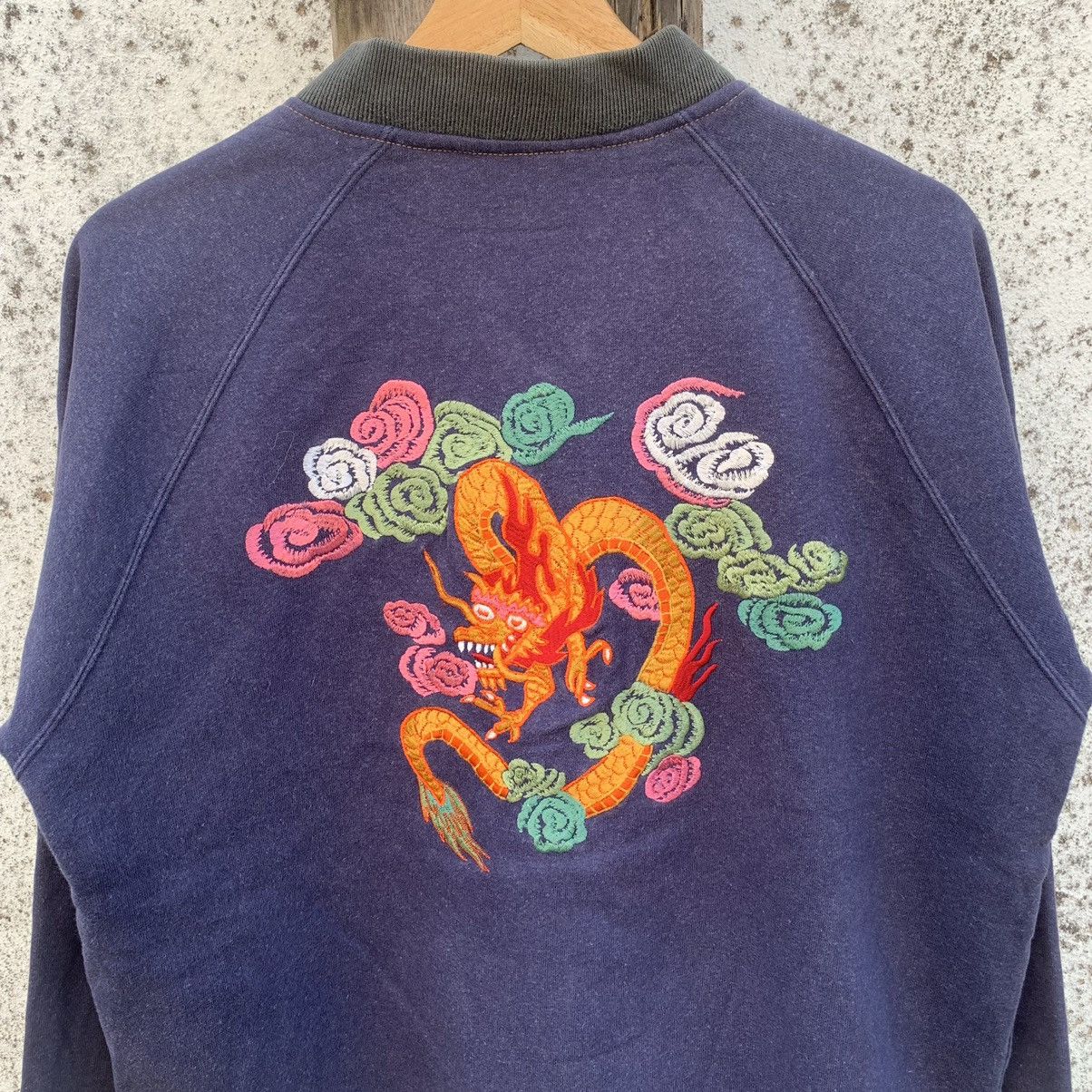Japanese Brand Japanese Vintage Embroidery Sukajan RARE Sweater Jacket Size US M / EU 48-50 / 2 - 12 Thumbnail