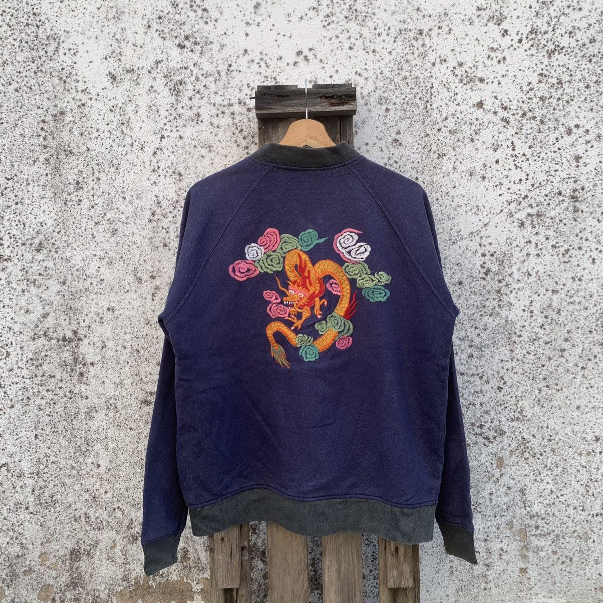 Japanese Brand Japanese Vintage Embroidery Sukajan RARE Sweater Jacket Size US M / EU 48-50 / 2 - 1 Thumbnail