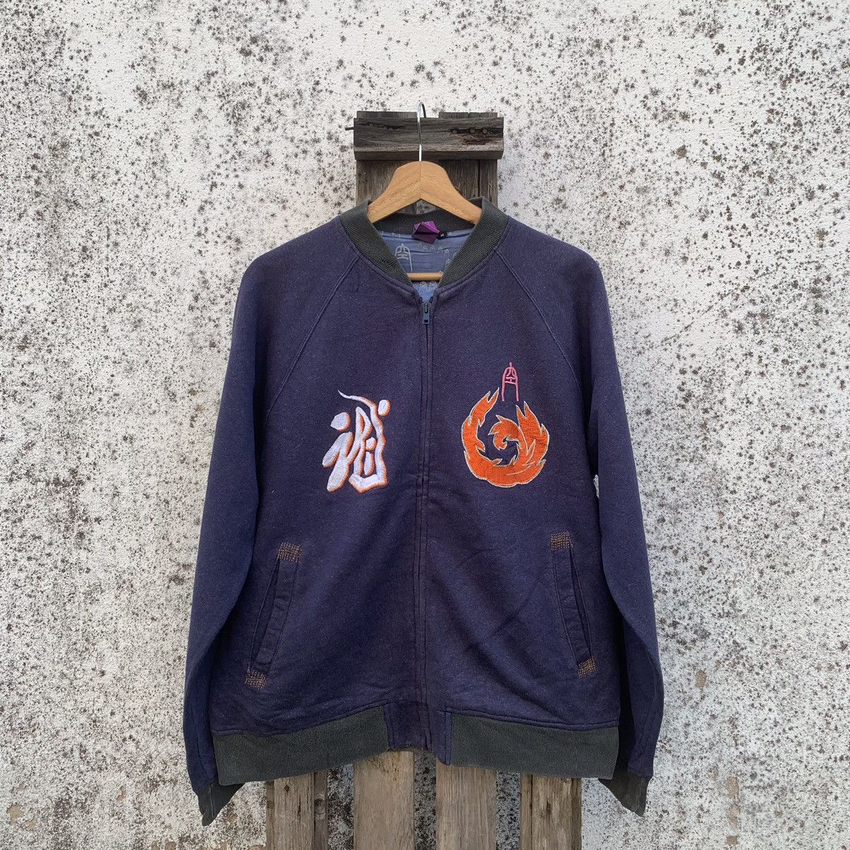 Japanese Brand Japanese Vintage Embroidery Sukajan RARE Sweater Jacket Size US M / EU 48-50 / 2 - 2 Thumbnail