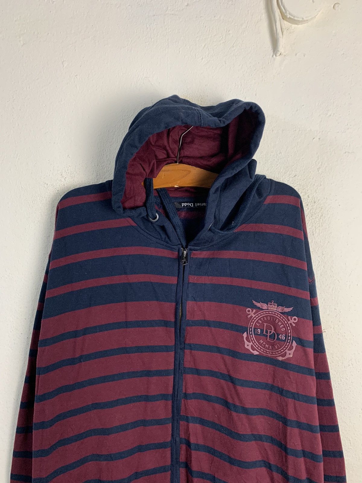 Japanese Brand Daniel Dodd Stripe Zipper Hoodie Size US XXL / EU 58 / 5 - 4 Thumbnail
