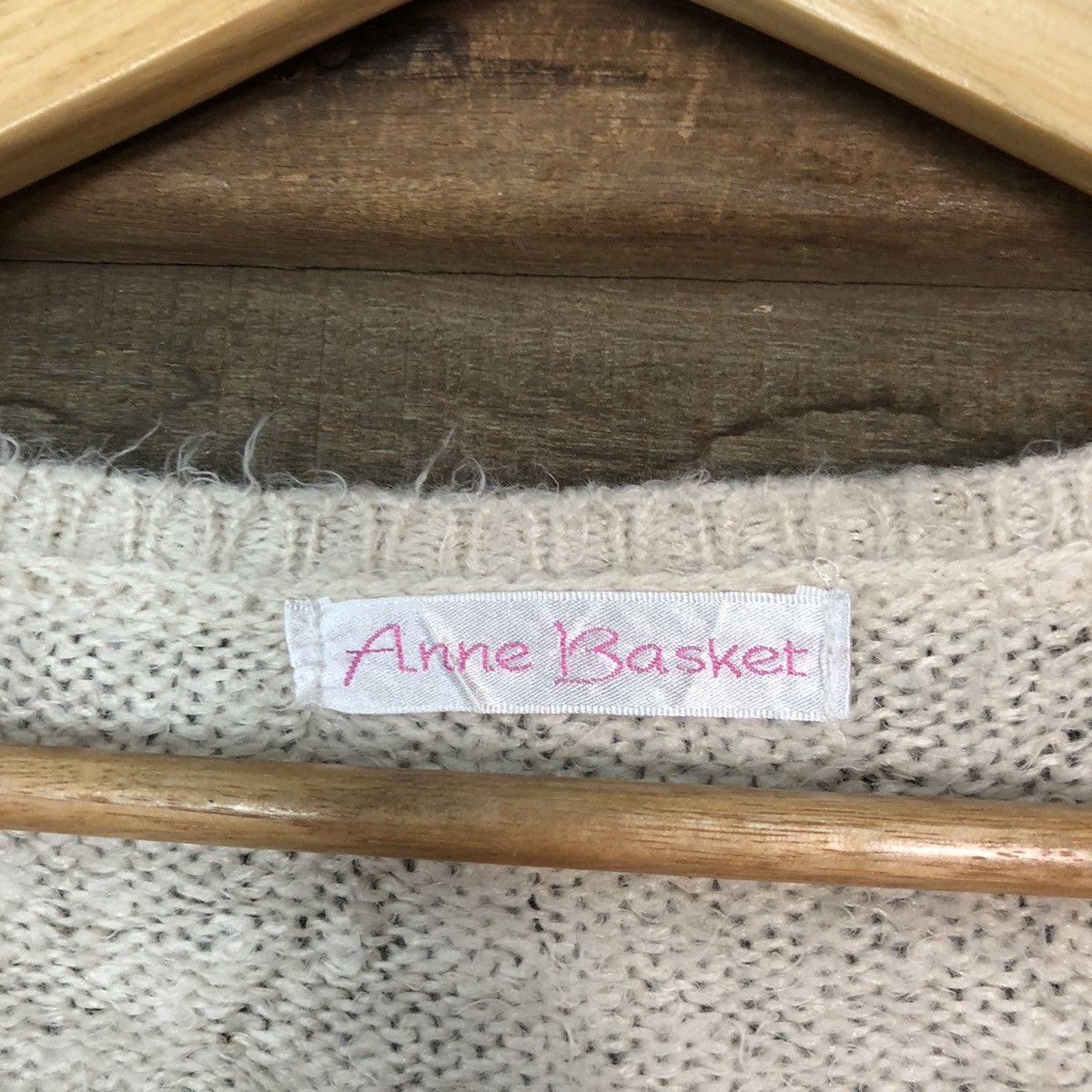 Homespun Knitwear × Japanese Brand × Vintage Anna Basket Brown Shag Shaggy Fur Mohair Knitwear #6952 Size M / US 6-8 / IT 42-44 - 7 Thumbnail