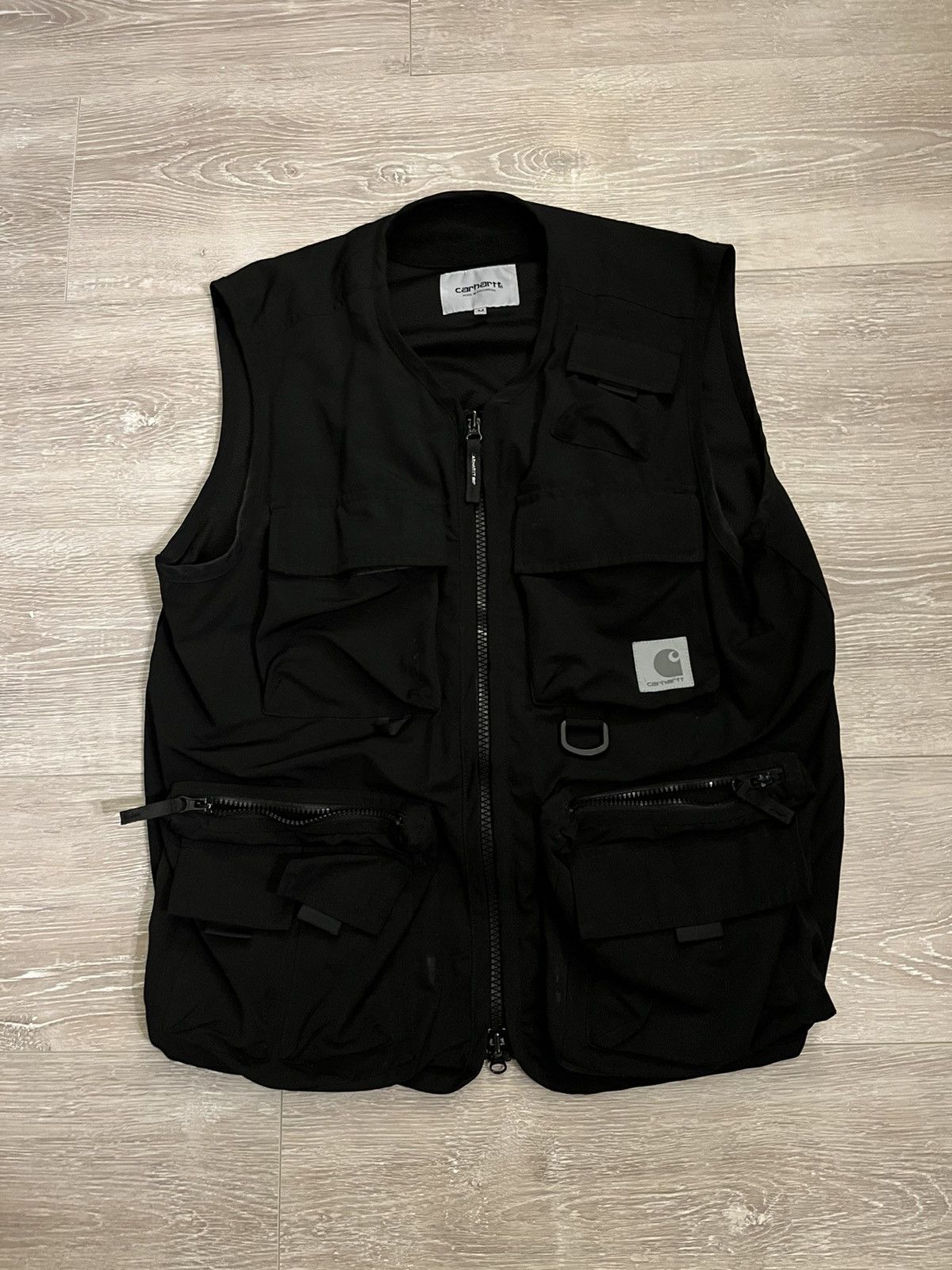 CARHARTT WIPElmwood Vest black Mサイズ Carhartt Wip Carhartt WIP vest | Grailed