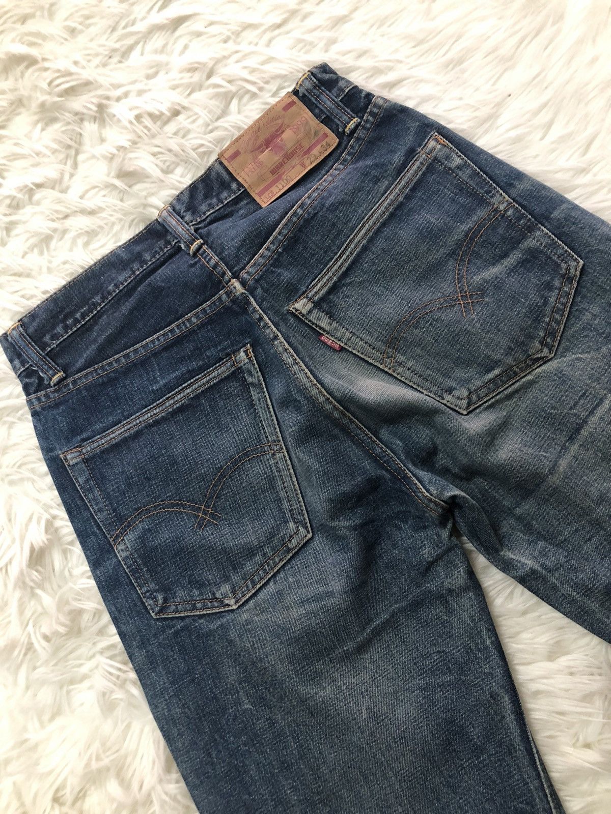 Japanese Brand × Vintage × Warehouse WAREHOUSE genus Vtg Selvedge denim Lot 1100 Size US 29 - 8 Thumbnail