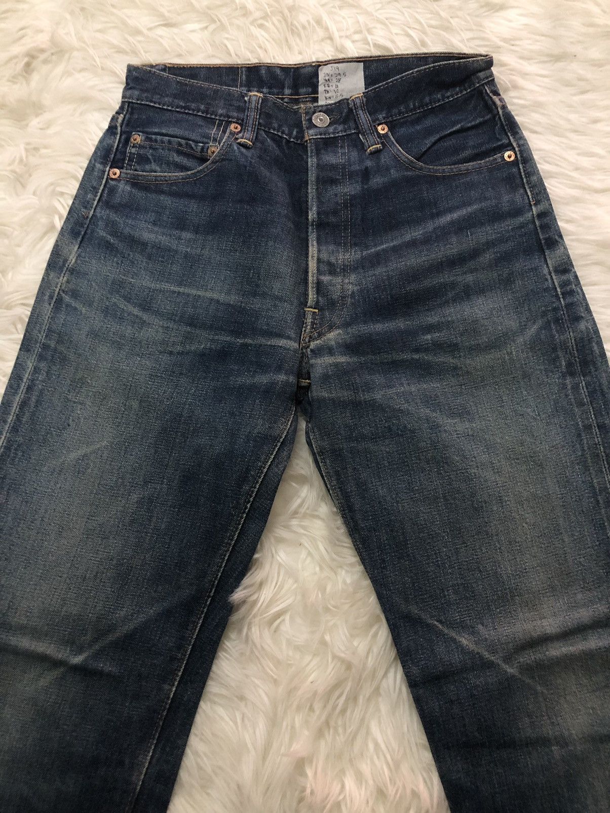 Japanese Brand × Vintage × Warehouse WAREHOUSE genus Vtg Selvedge denim Lot 1100 Size US 29 - 2 Thumbnail