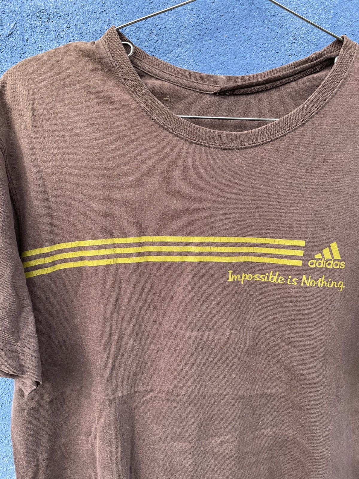 Adidas Vintage Adidas Impossible Is Nothing Tee x Descente Size US M / EU 48-50 / 2 - 3 Thumbnail
