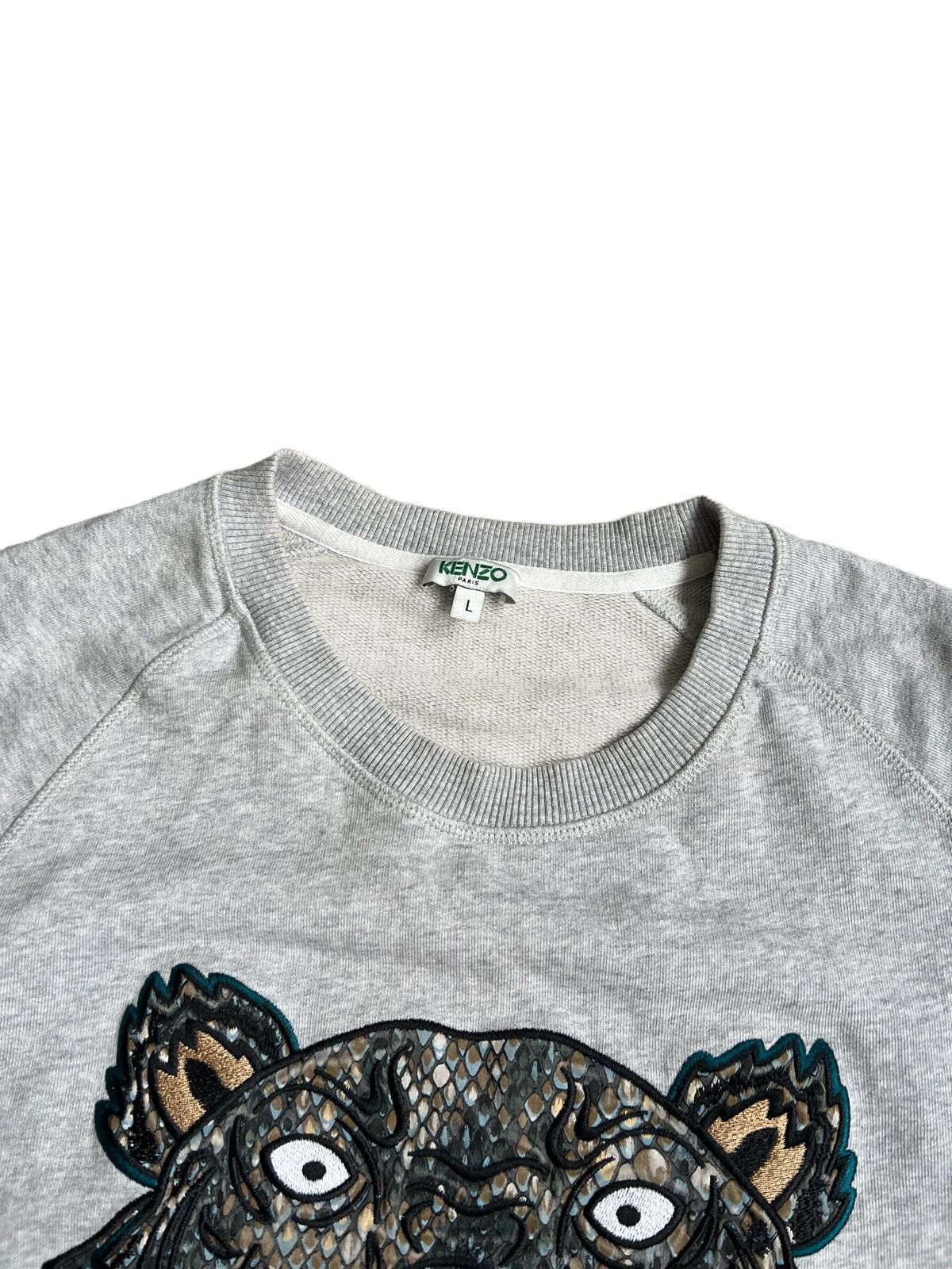 Kenzo 🔥350$ Kenzo Tiger Sweatshirt/Kenzo Print Sweatshirt/Kenzo Size US L / EU 52-54 / 3 - 4 Thumbnail
