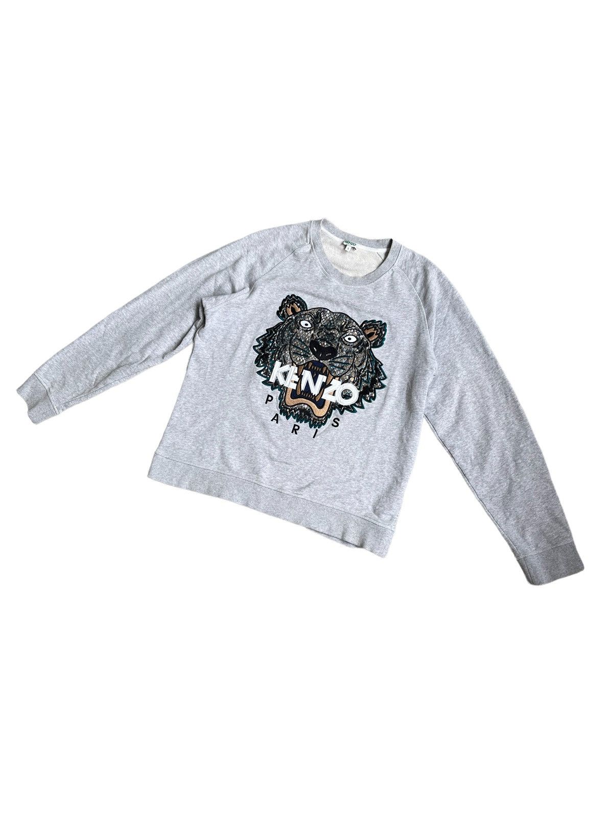 Kenzo 🔥350$ Kenzo Tiger Sweatshirt/Kenzo Print Sweatshirt/Kenzo Size US L / EU 52-54 / 3 - 1 Thumbnail