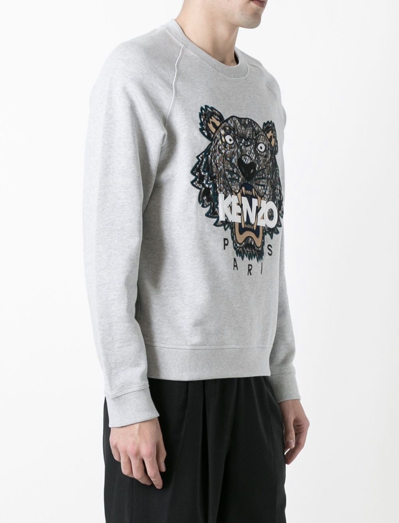 Kenzo 🔥350$ Kenzo Tiger Sweatshirt/Kenzo Print Sweatshirt/Kenzo Size US L / EU 52-54 / 3 - 19 Thumbnail