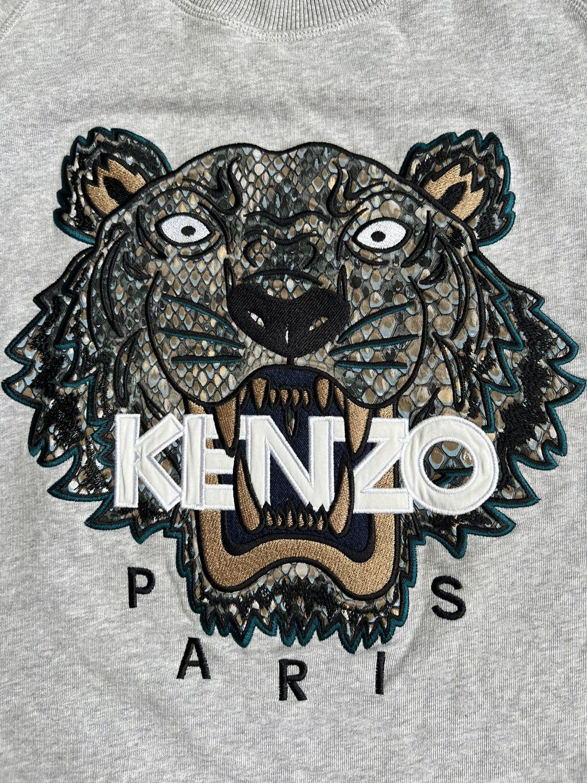 Kenzo 🔥350$ Kenzo Tiger Sweatshirt/Kenzo Print Sweatshirt/Kenzo Size US L / EU 52-54 / 3 - 5 Thumbnail