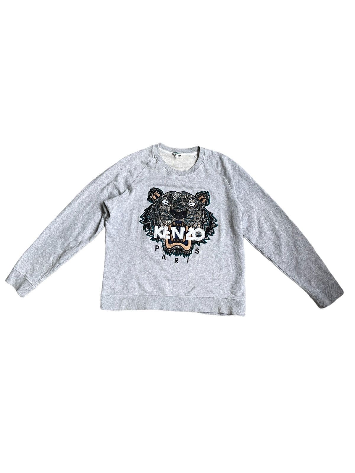 Kenzo 🔥350$ Kenzo Tiger Sweatshirt/Kenzo Print Sweatshirt/Kenzo Size US L / EU 52-54 / 3 - 2 Thumbnail
