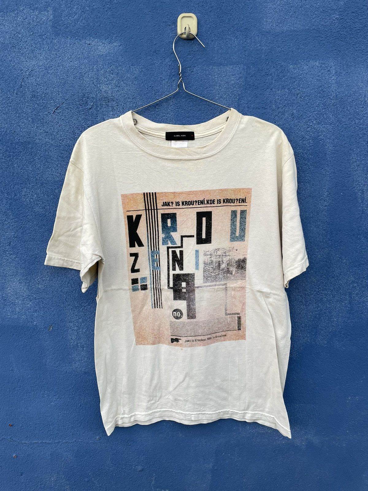 Global Work Vintage Global Work Graphic Tee Size US M / EU 48-50 / 2 - 1 Thumbnail