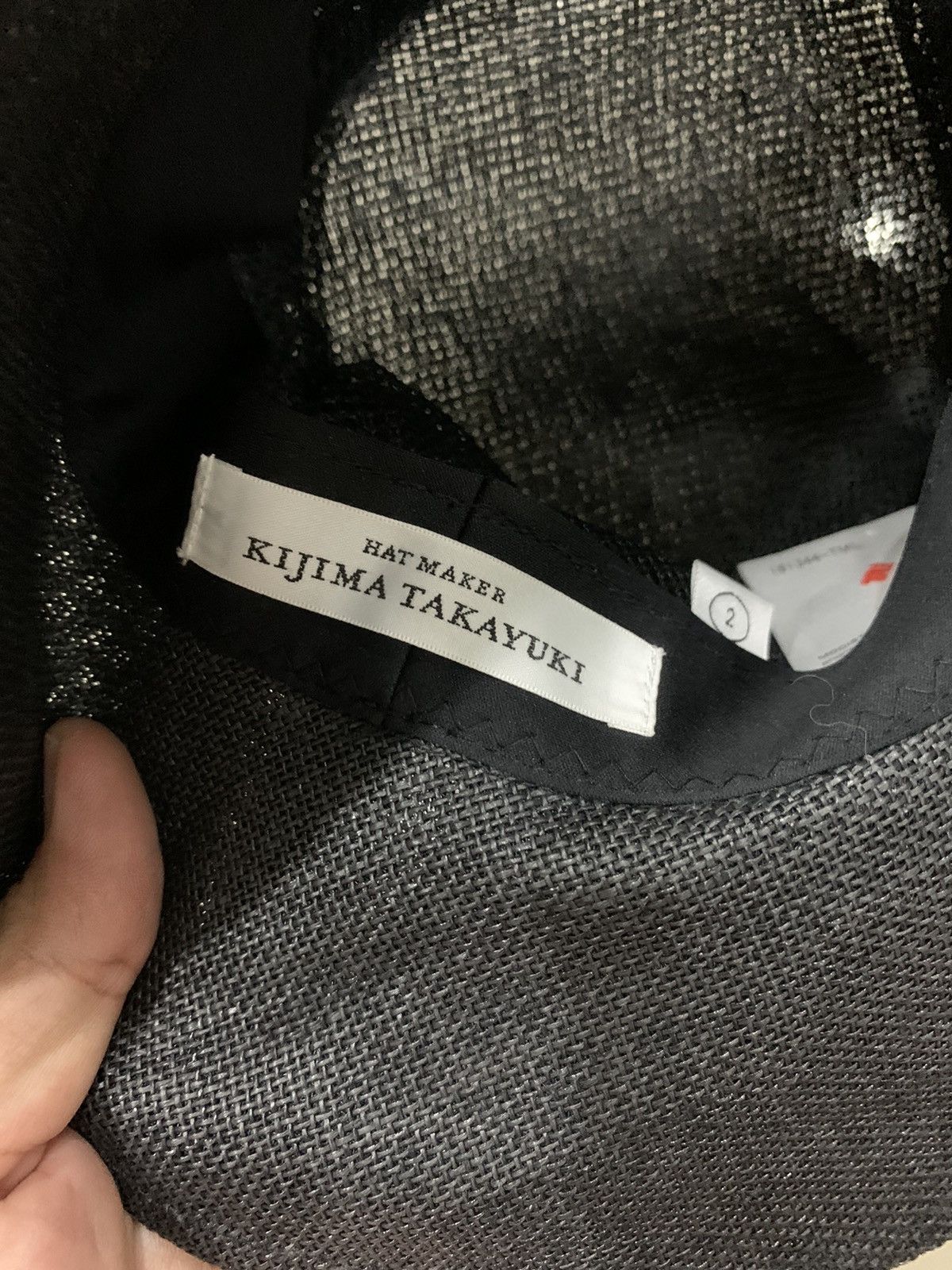 KIJIMA TAKAYUKI KIJIMA TAKAYUKI JAPAN HATMAKER STRAW PAPER HAT SIZE 2 Size ONE SIZE - 6 Thumbnail