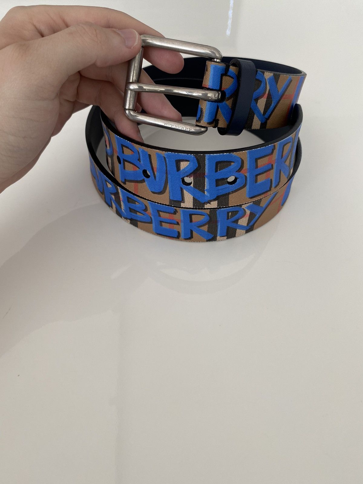 Burberry Burberry Graffiti Belt Grailed