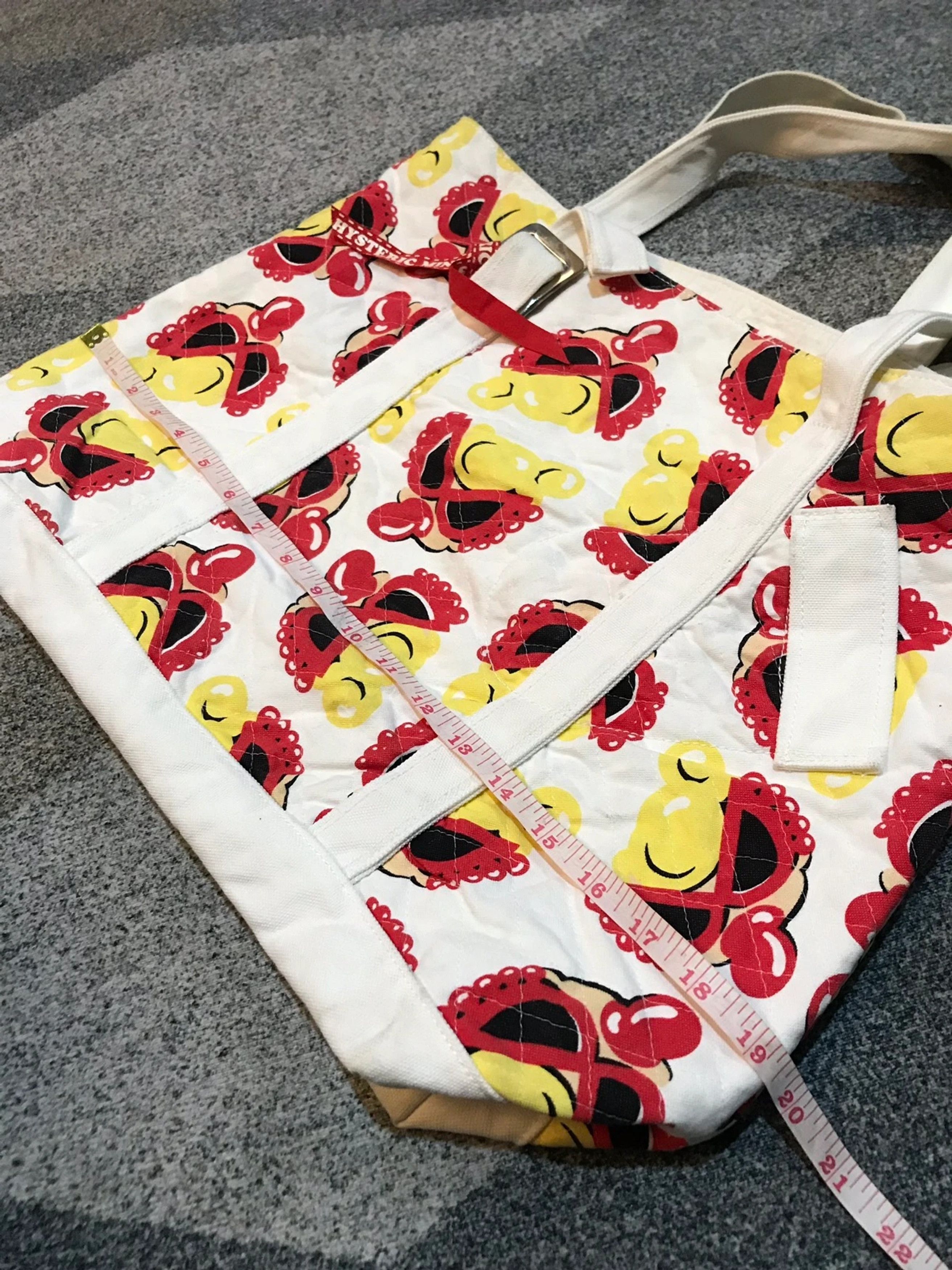 Hysteric Glamour × Japanese Brand × Vintage 💎Histeric Mini Tote Bag Full Print Size ONE SIZE - 6 Thumbnail