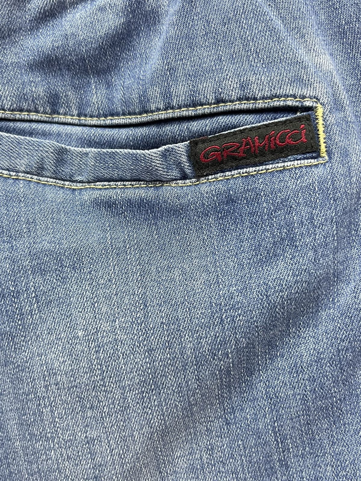 Gramicci × Vintage 🔥RARE🔥Vintage GRAMICCI Light Wash Blue Stretchable Denim Size US 28 / EU 44 - 7 Thumbnail