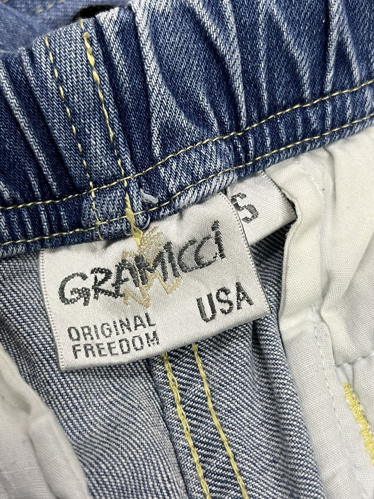 Gramicci × Vintage 🔥RARE🔥Vintage GRAMICCI Light Wash Blue Stretchable Denim Size US 28 / EU 44 - 8 Thumbnail